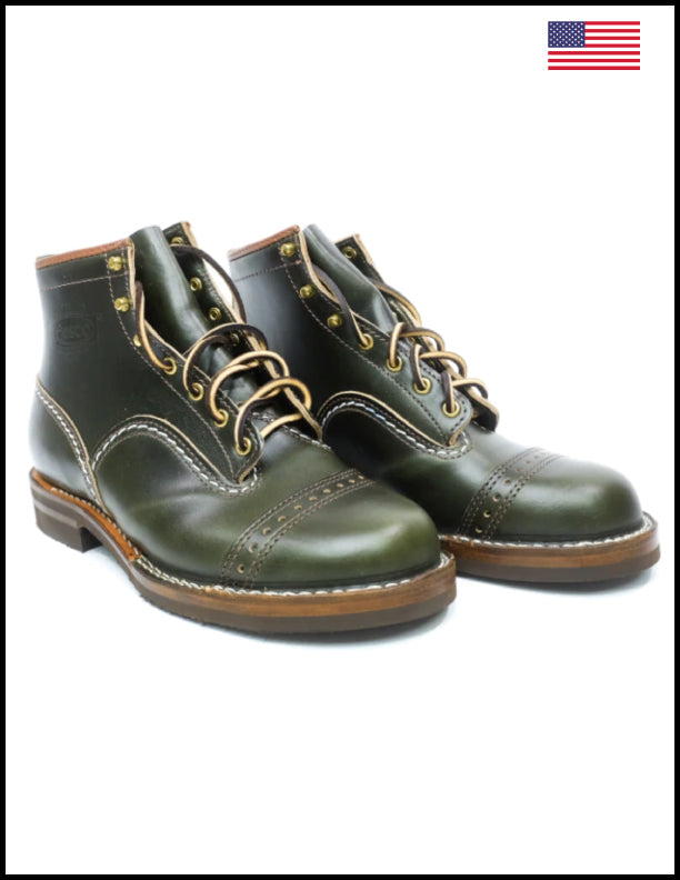 Wesco Boots X The Shop Vancouver Brockie Jobmaster Work Boots - Durable Leather Safety Boots for Construction, Logging & Heavy Duty Work