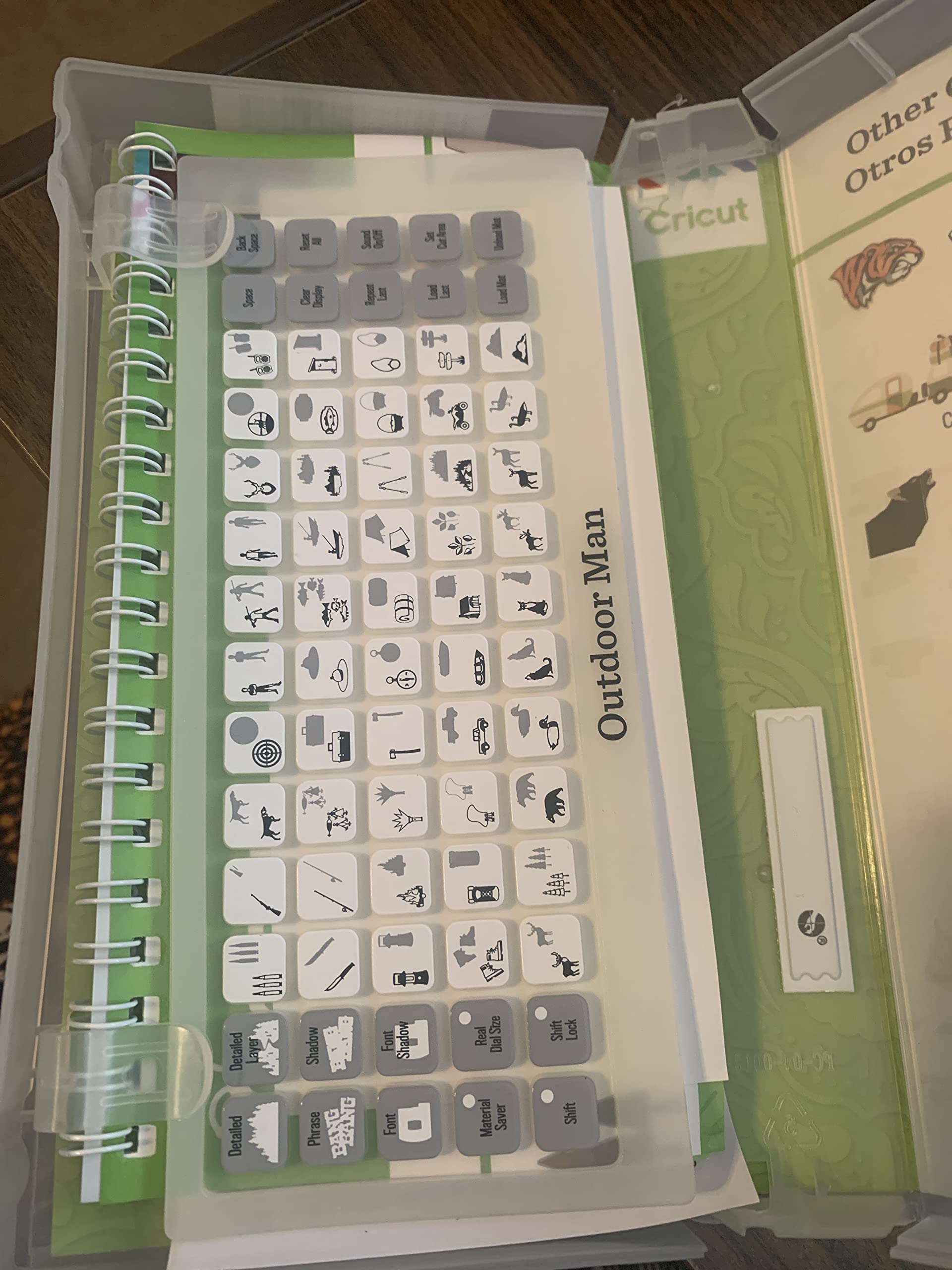 Cricut Outdoor Man Craft Cartridge - Vinyl Cutting Supplies for DIY Projects, Signs & Decals - Perfect for Home Decor, Gifts & Scrapbooking
