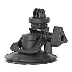 Delkin Fat Gecko Stealth Suction Mount for GoPro Hero 10/9/8/7/6/5 - Heavy Duty Car Windshield Camera Mount for Action Cameras - Perfect for Dash Cam, Vlogging & Adventure Sports Filming