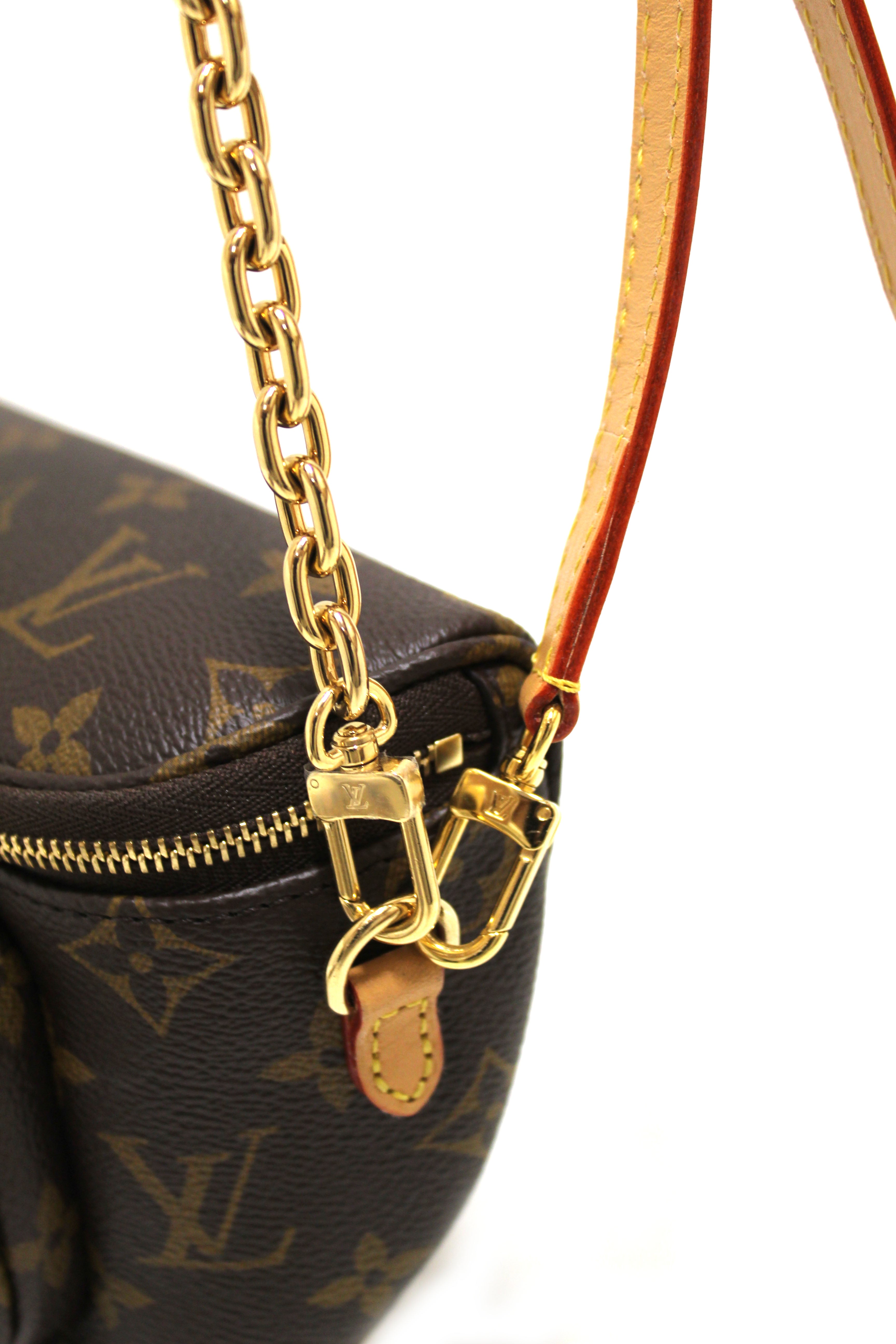 Authentic Louis Vuitton Monogram Mini Bumbag Waist Bag - Luxury Crossbody Fanny Pack for Women, Travel, Concerts & Everyday Use