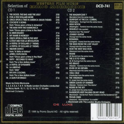 Ennio Morricone Western Film Music Collection - Gold Sound Edition (2CD) - Perfect for Movie Nights & Italian Opera Lovers