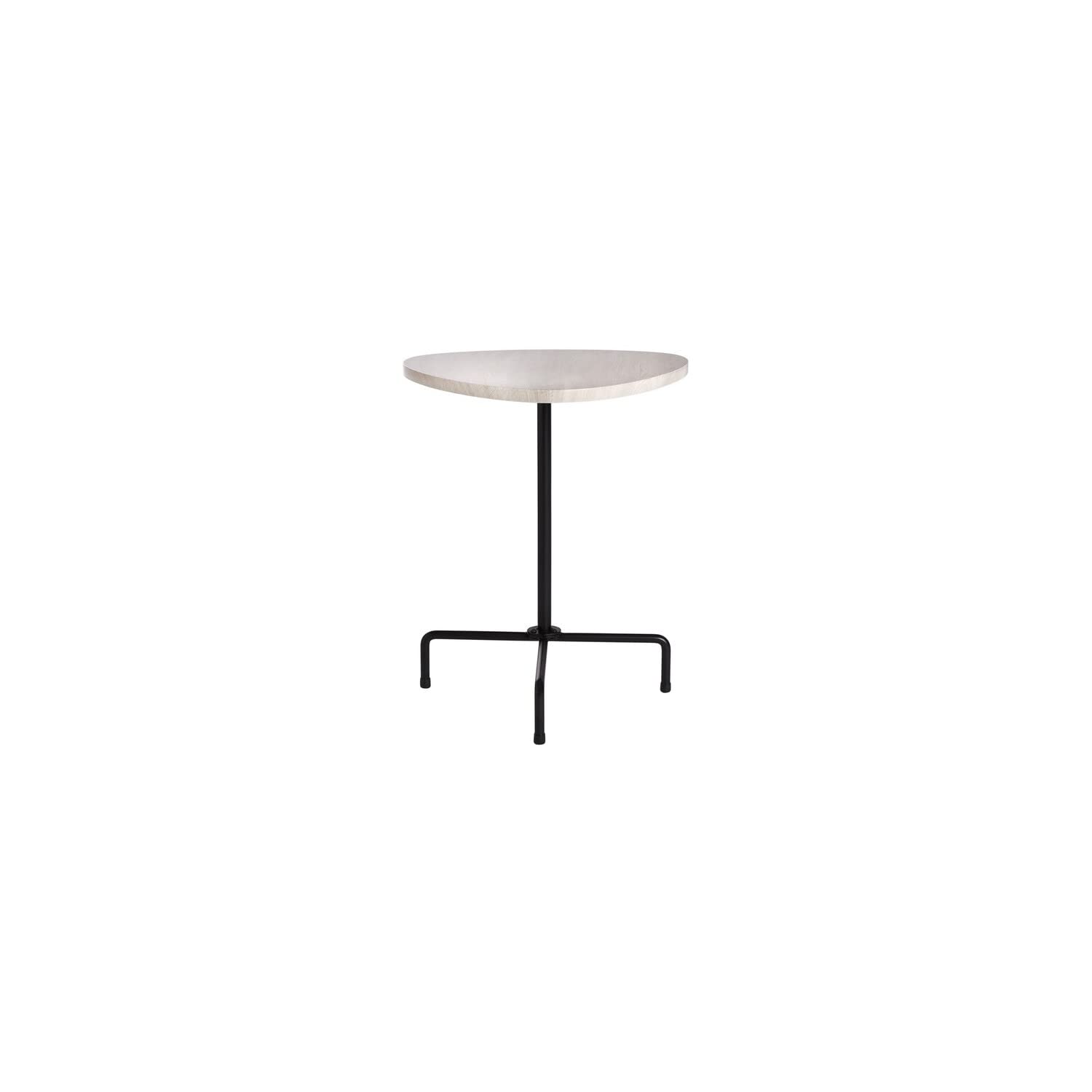 Safavieh Berlin Light Grey Oak & Black Tripod Side Table - Modern End Table for Living Room, Bedroom, or Office - Perfect for Coffee, Books, and Decor