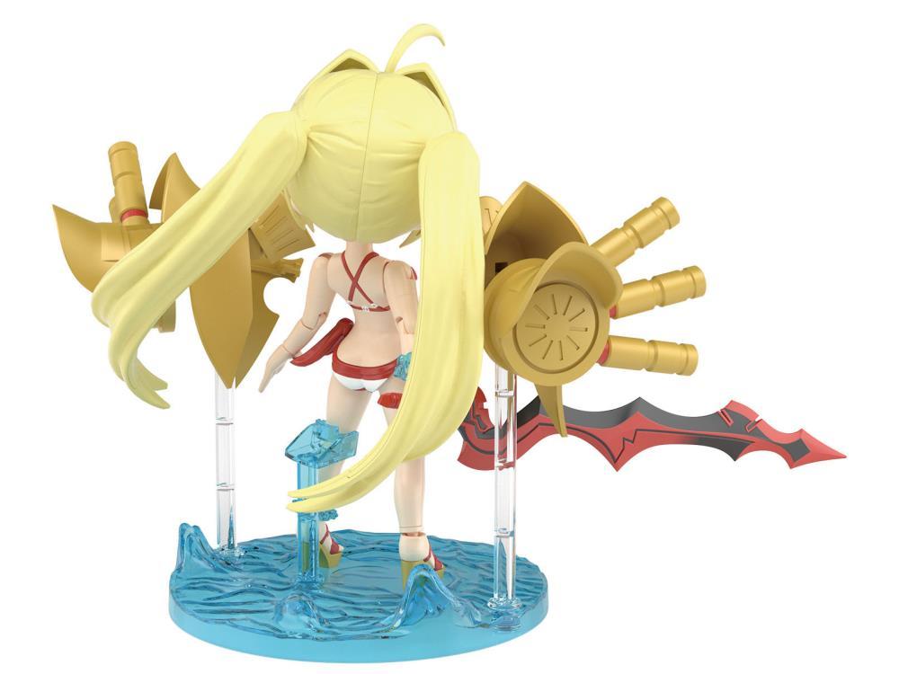 Bandai Petitrits #02 Fate/Grand Order Caster Nero Claudius Action Figure Model Kit - Anime Collectible for Display & Gaming Enthusiasts