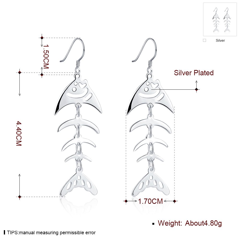 Greendou 925 Sterling Silver Plated Fish Hook Earrings - Adjustable French Wire Dangle Earrings for Women | Perfect for Parties, Weddings & Everyday Wear
