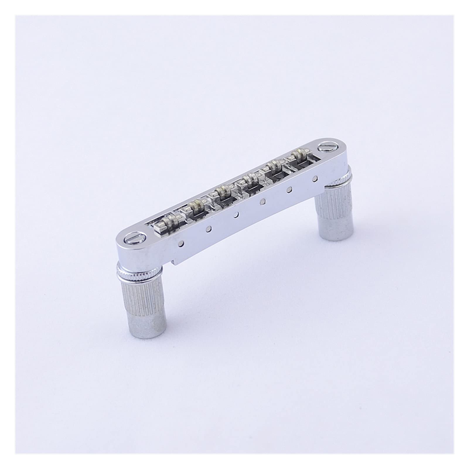High-Quality Electric Guitar Bridge Saddle Set - Roller Saddle Tune-O-Matic Bridge & Tailpiece for Electric Guitars (Gold) - Perfect for Guitar Upgrades, Repairs & Professional Performances