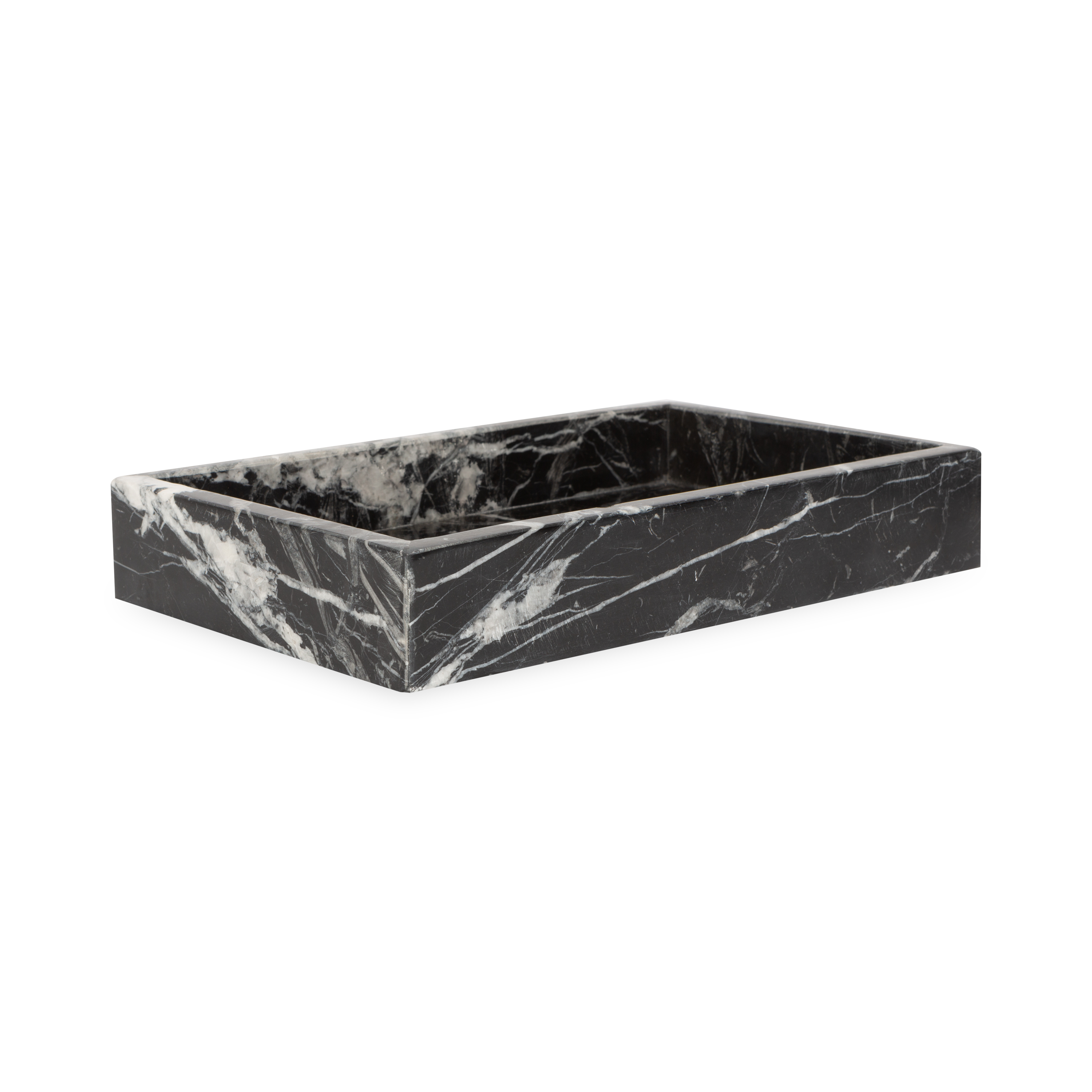 Black Marble Soap Dish - Elegant Bathroom Organizer for Luxury Showers & Spa Decor | Perfect for Modern & Minimalist Bathrooms