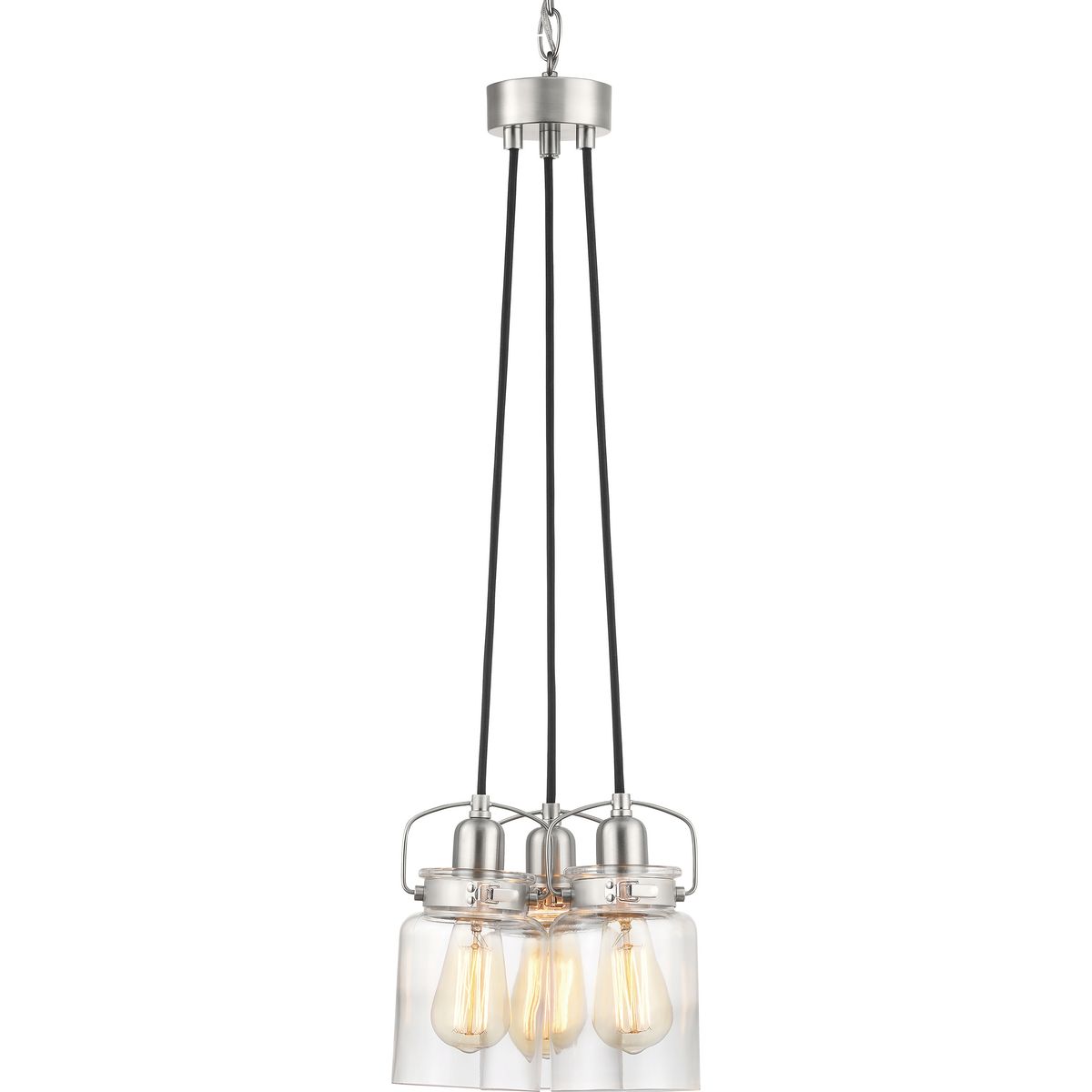 Calhoun Collection 3-Light Chandelier - Elegant Ceiling Lighting Fixture for Dining Room, Bedroom & Living Room Decor