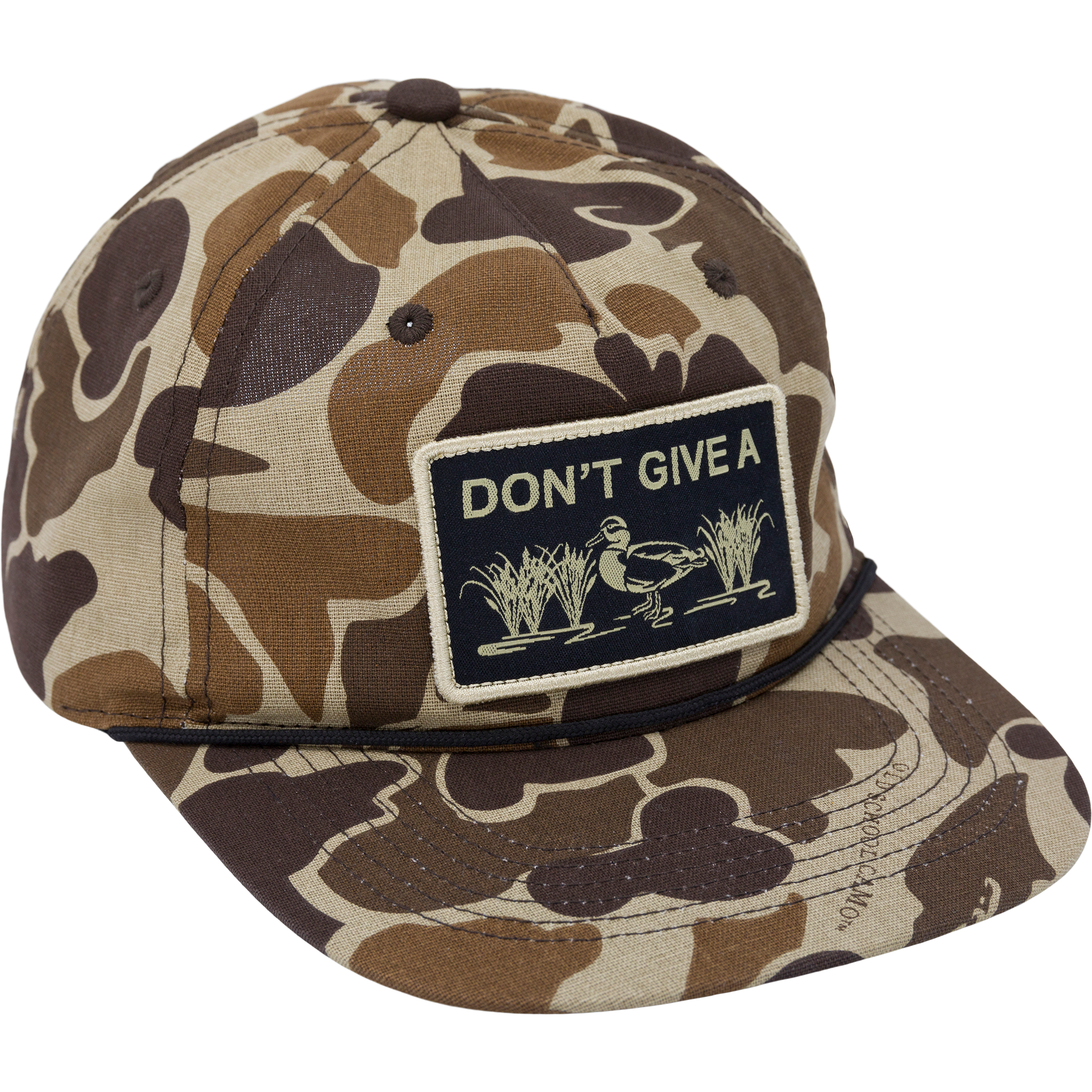 Don't Give A Duck Rope Cap - Funny Novelty Hat for Men & Women - Perfect for Parties, Costumes, and Gag Gifts