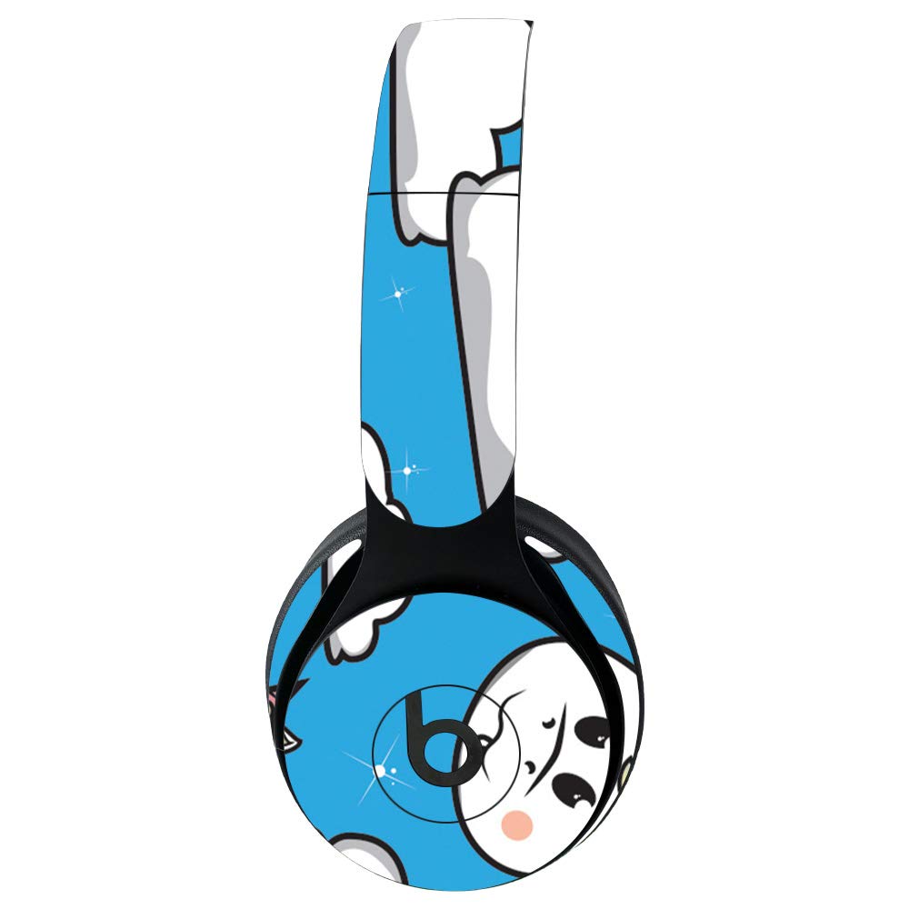 MightySkins Protective Vinyl Decal Wrap Cover for Beats Solo Pro Wireless Headphones - Unicorn Clouds Design | Durable, Customizable & Easy to Apply Skin | Made in USA | Perfect for Travel, Workouts & Personalization