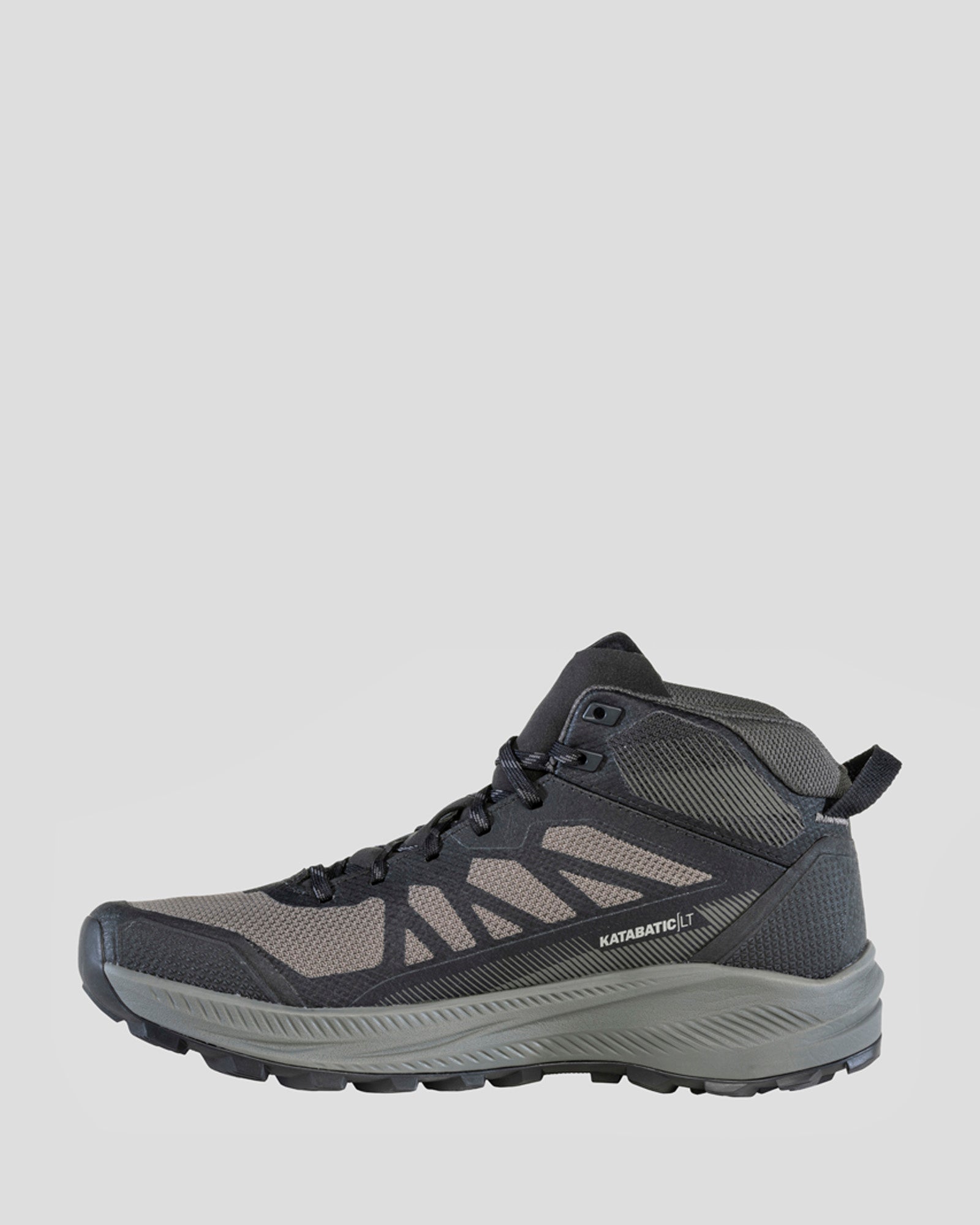 Oboz Katabatic LT Mid GTX Hiking Boots for Men - Waterproof & Lightweight - Black Sea - Perfect for Trail Hiking & Outdoor Adventures