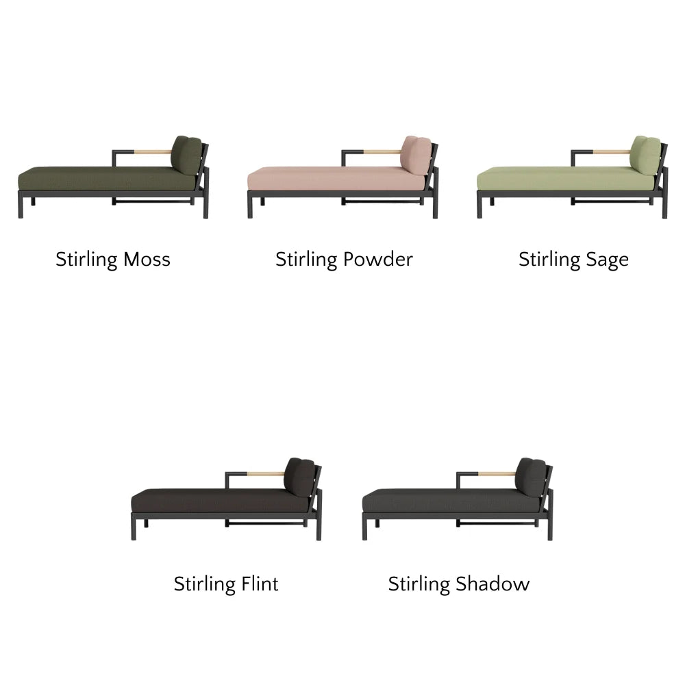 Breeze XL Outdoor Chaise Lounge Chair - Left Facing Patio Furniture for Poolside, Garden & Backyard Relaxation