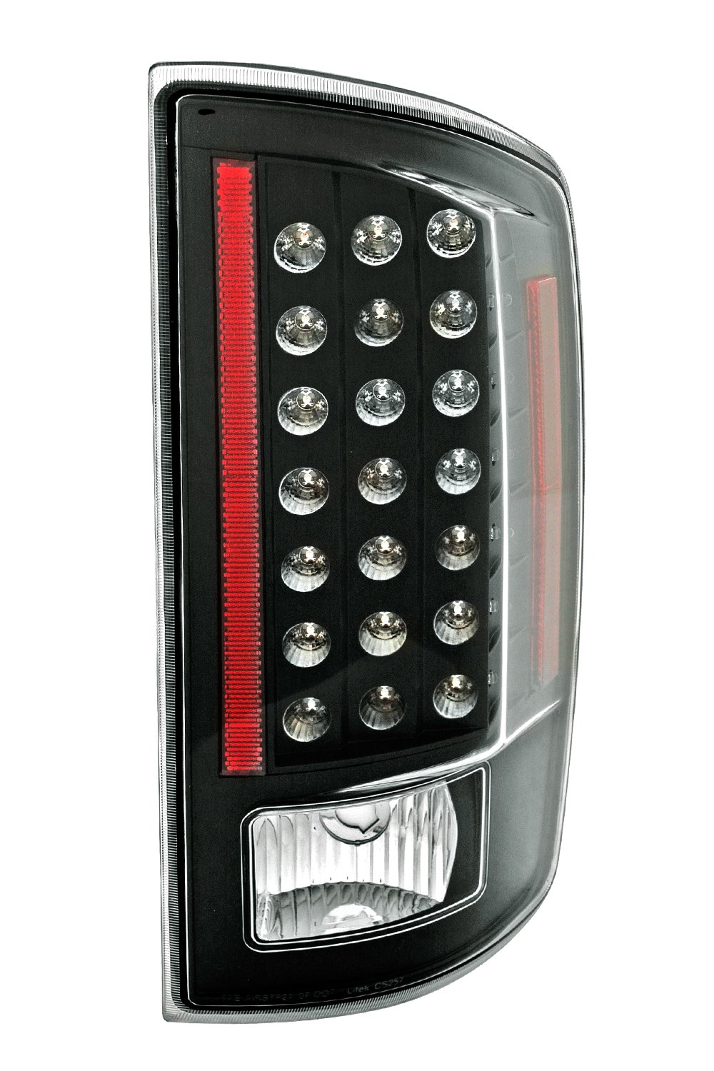 Black LED Tail Lights Assembly Set for Dodge Ram - Left & Right Pair Replacement - Enhance Nighttime Safety & Style for Trucks & Off-Road Adventures