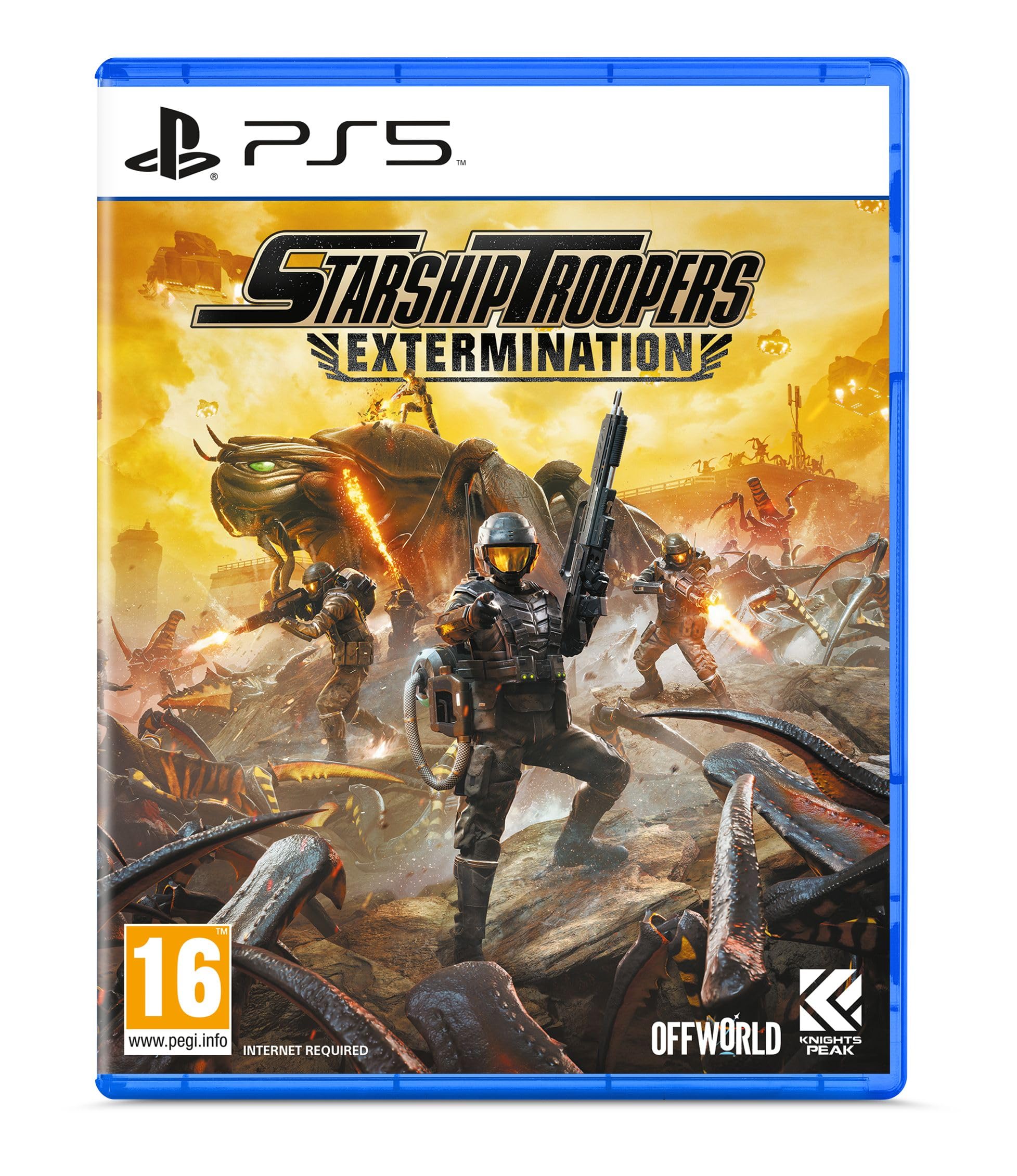 Starship Troopers Extermination Game for PlayStation 5 (PS5) - Sci-Fi First-Person Shooter Action Adventure - Perfect for Fans of Military Sci-Fi and Co-op Gaming