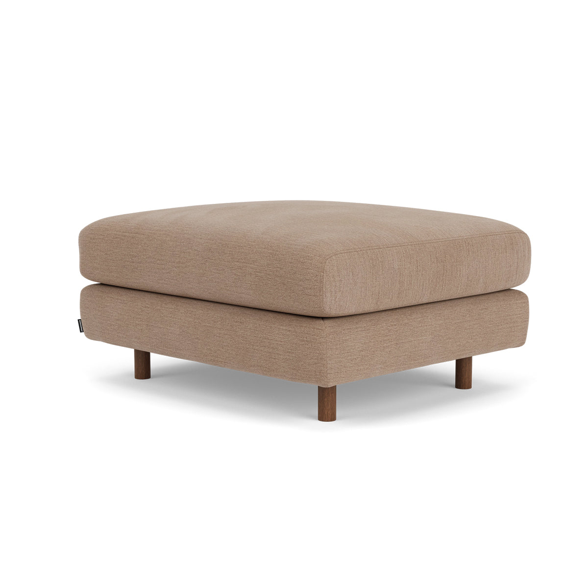 Dylan Fabric Ottoman - Soft and Stylish Footrest, Storage Bench, Living Room Accent Piece - Perfect for Small Spaces, Bedroom, or Lounge Area