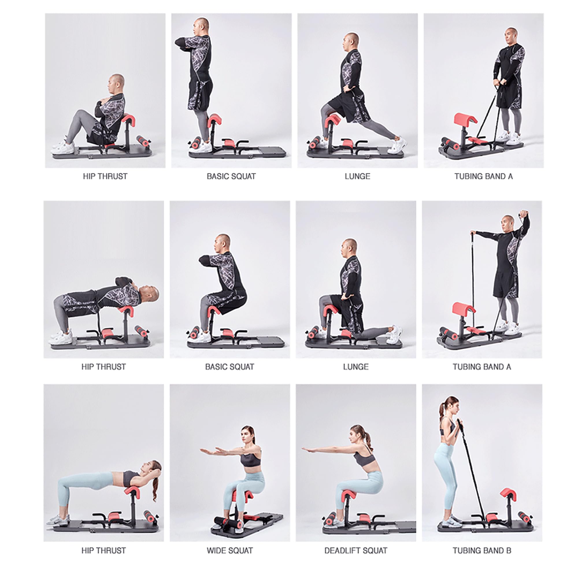 Best Hip Thrust & Squat Machine for Home Gym - Adjustable Multi-Function Glute Builder Equipment for Leg & Core Strength - Perfect for Sissy Squats, Hip Thrusts & Squat Assistance - Ideal for Home Workouts & Strength Training