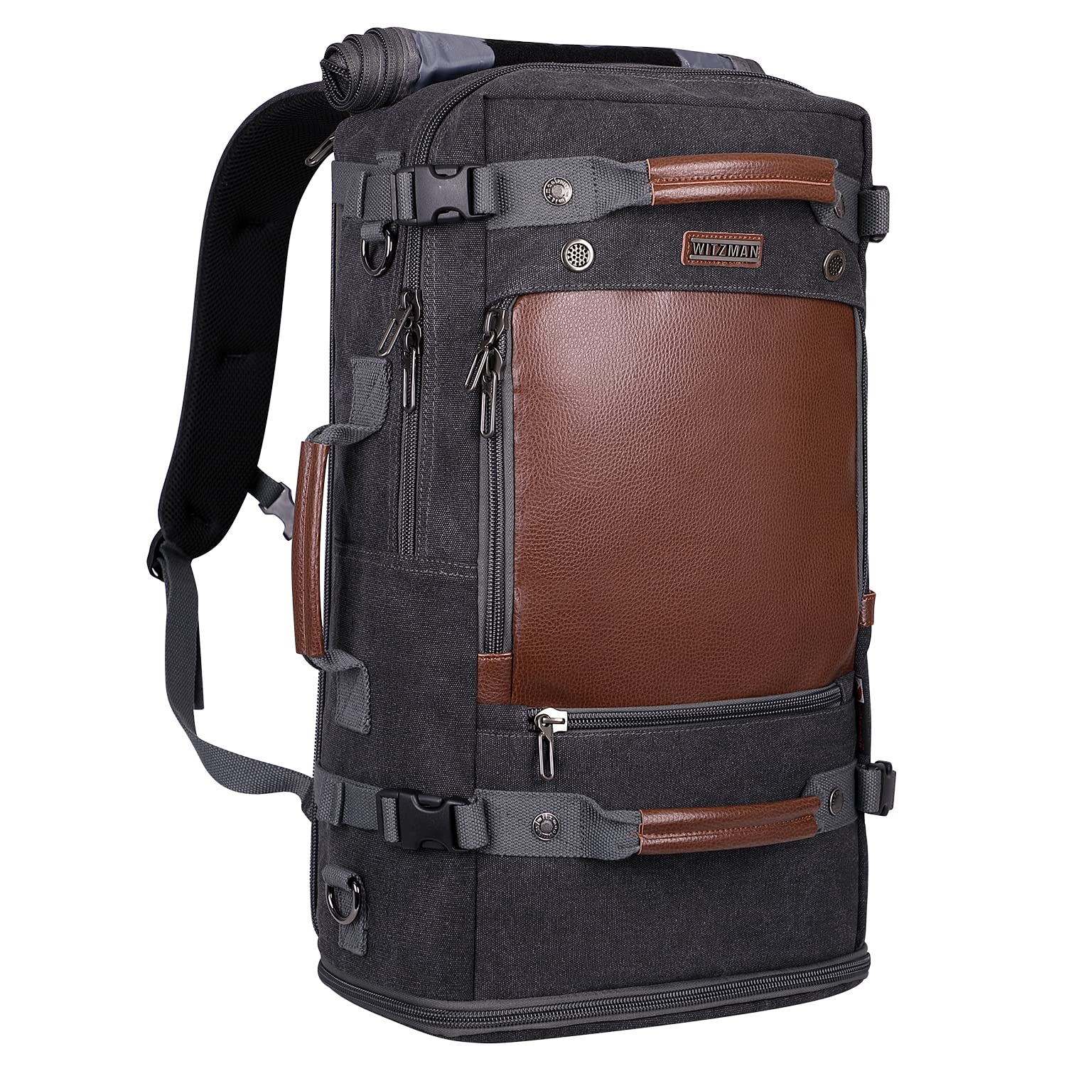 WITZMAN Travel Backpack Carry-on Luggage with Shoe Compartment - Perfect for Gym & Weekend Trips