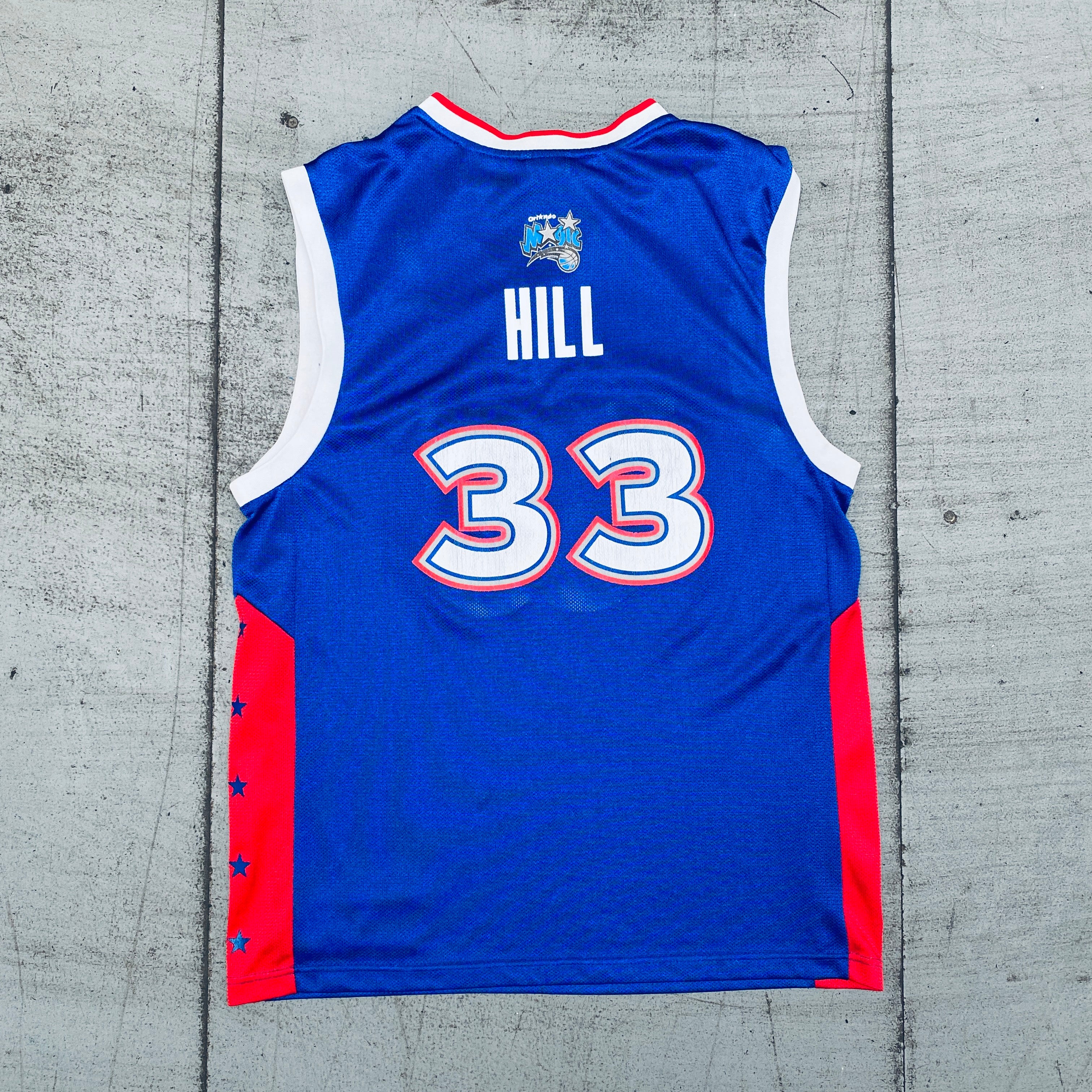 Authentic Reebok Grant Hill 2005 Eastern Conference All-Star Jersey (Medium) - Orlando Magic NBA Basketball Jersey for Fans & Collectors - Perfect for Game Day, Cosplay, and Sports Memorabilia Display