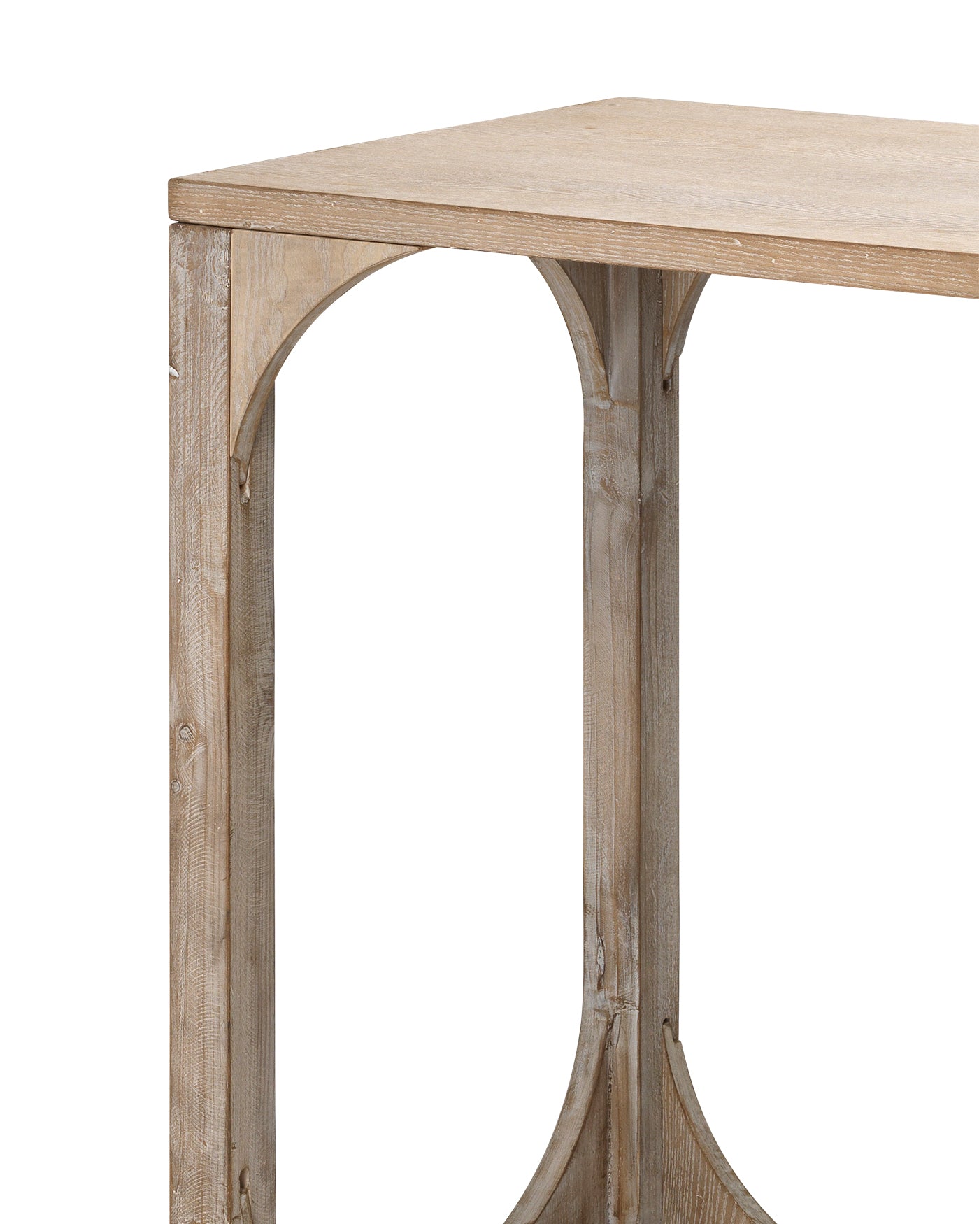 Everett Openwork Console Table - Modern Entryway Sofa Table with Metal Frame & Wood Top - Perfect for Hallway, Living Room & Home Decor