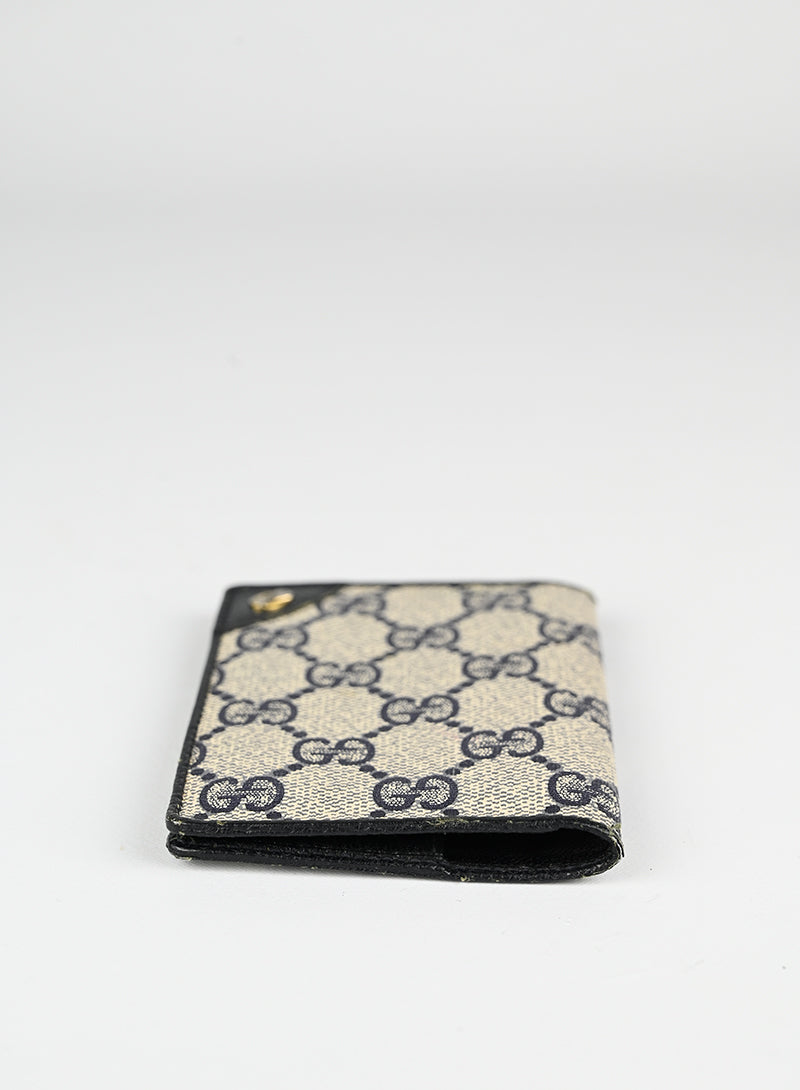 Gucci Monogram Porta Carte Wallet in Gray - Stylish & Compact Card Holder for Everyday Use, Travel & Gifting