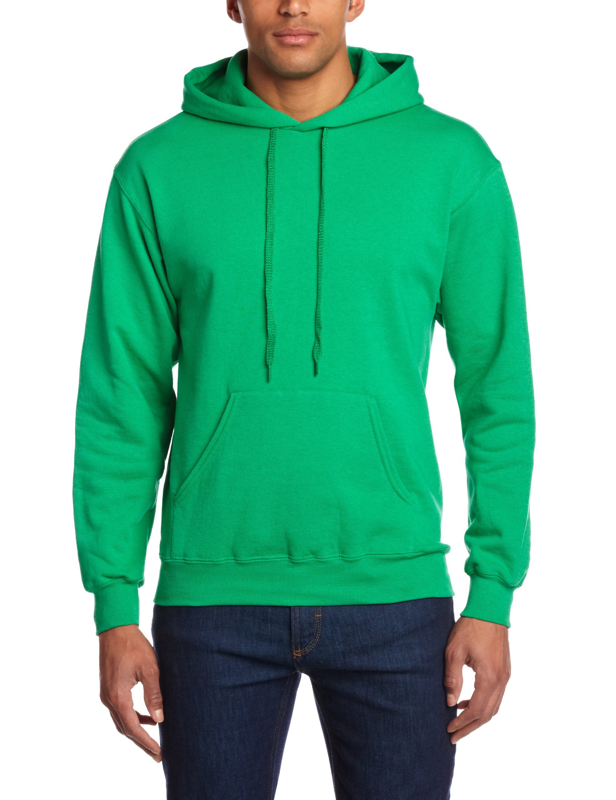 Fruit of the Loom Men's Comfort Fleece Hooded Sweatshirt - Soft Cotton Pullover Hoodie for Casual Wear, Gym & Outdoor Activities