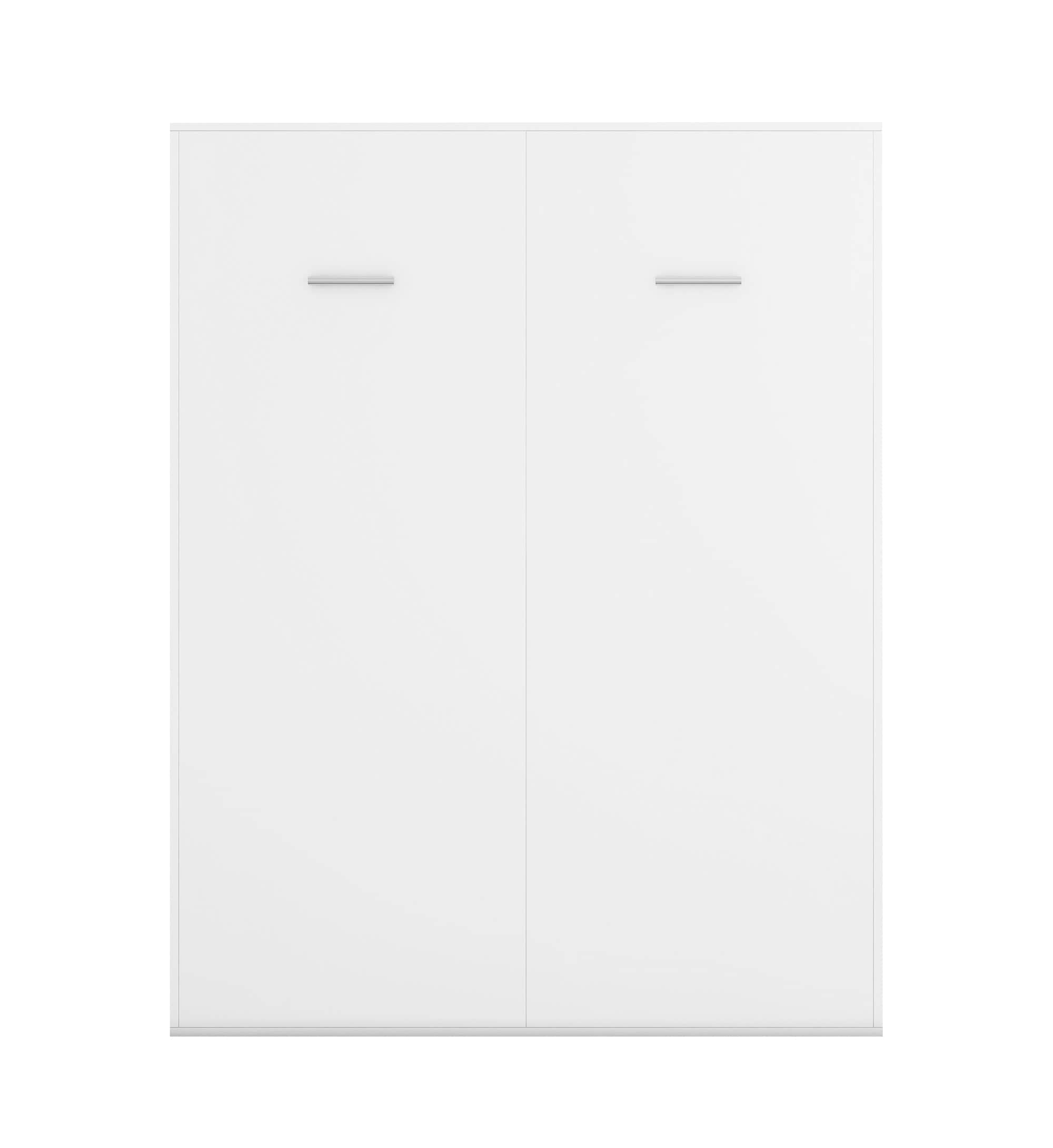 Wallie White Vertical Murphy Wall Pull Down Bed - Space Saving Foldable Bed for Small Rooms, Apartments & Guest Rooms - Available in Twin, Full & Queen Sizes - Perfect for Studio Apartments, Home Offices & Vacation Homes
