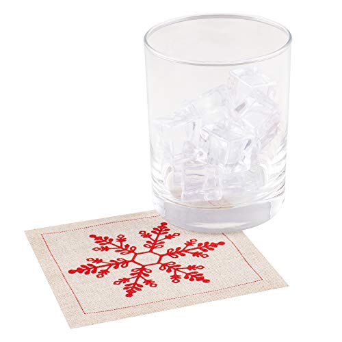Snowflake Natural Linen