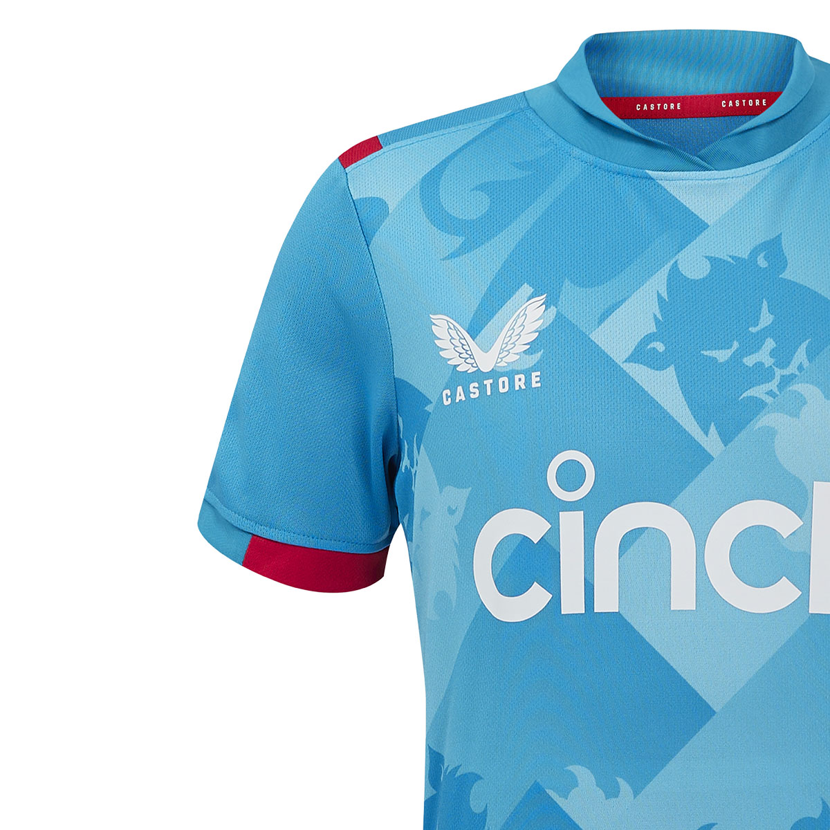 ECB ODI Replica Short Sleeve Junior Cricket Shirt 2024 - Official Style Youth Jersey for Cricket Matches & Sports Events