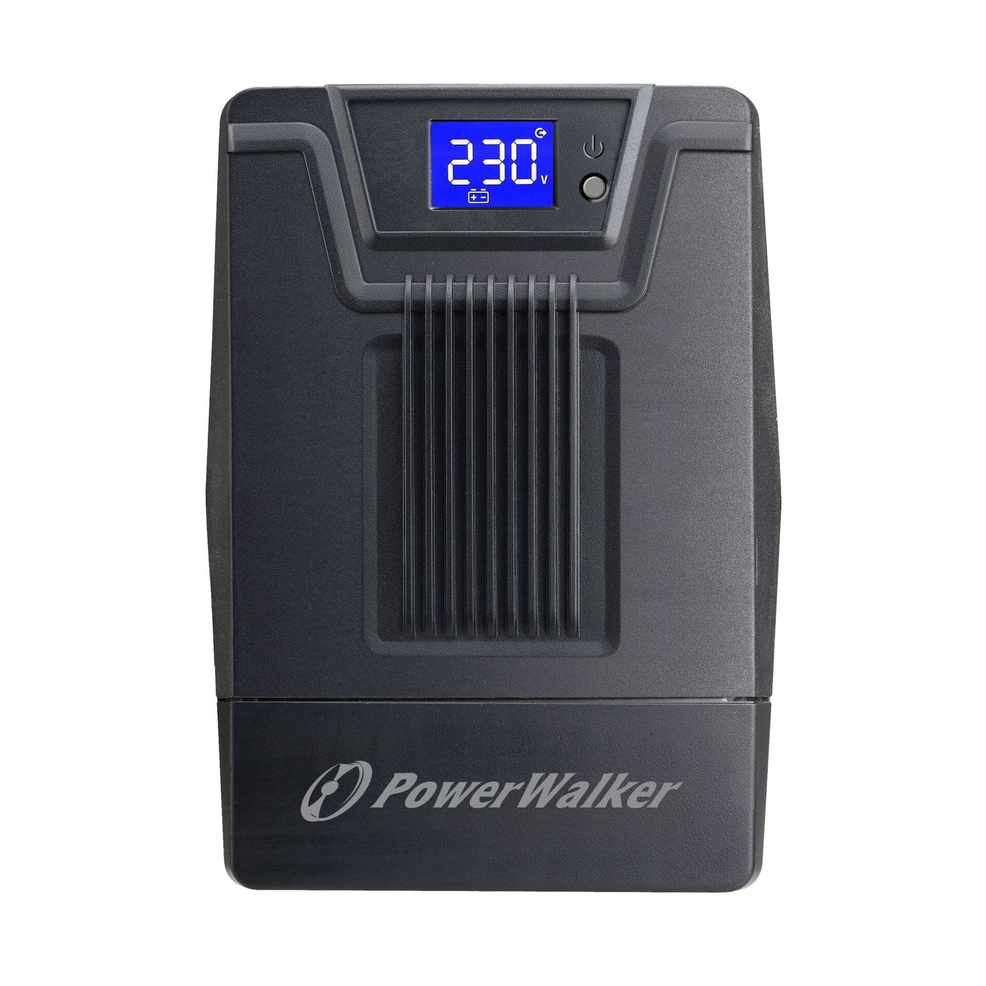 PowerWalker VI 1000 SCL UPS 1000VA/600W Line Interactive UPS with Schuko Outlet & HID Driver - Reliable Backup Power for Home Office, Gaming PC & Electronics