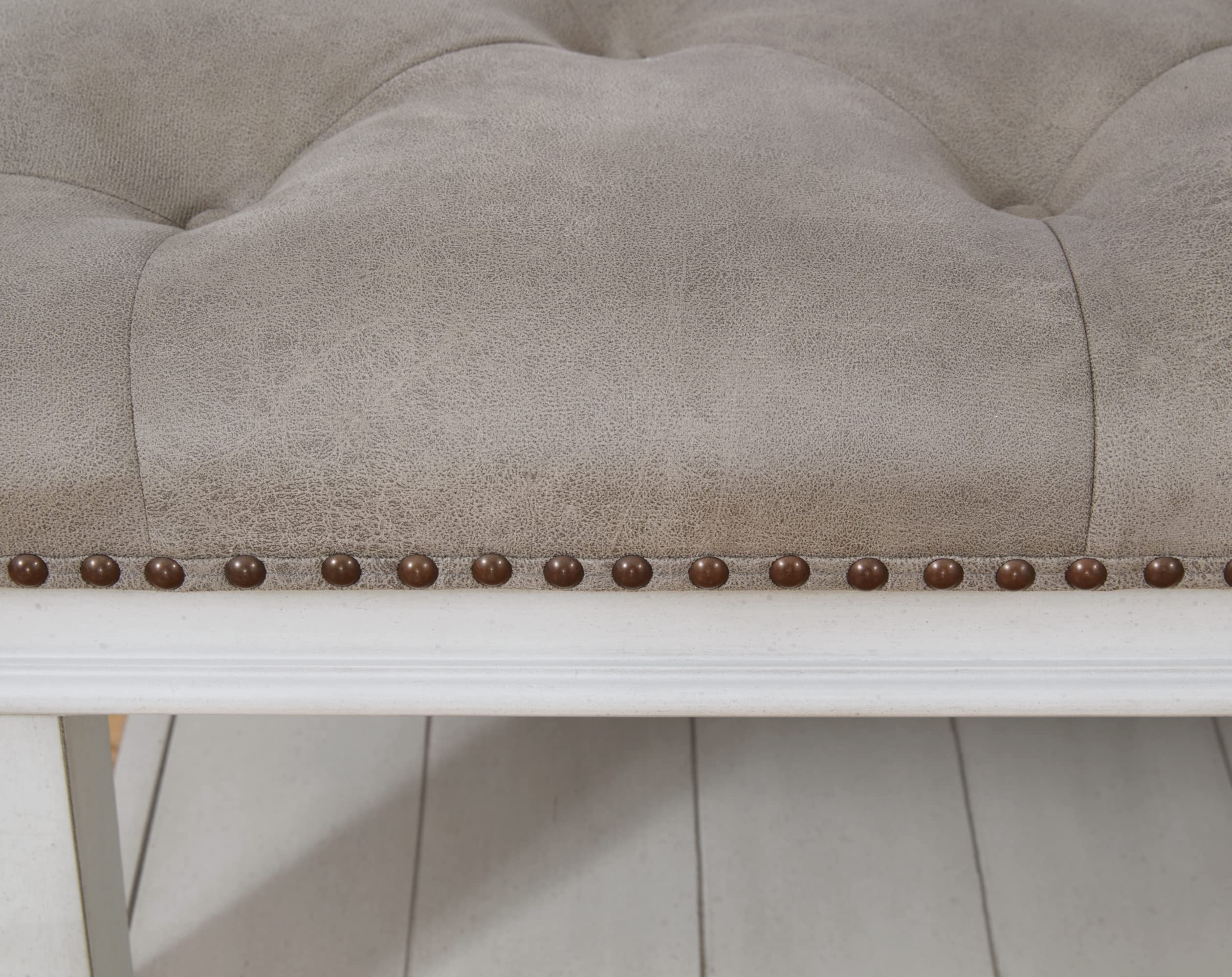 Ashley Kanwyn French Country Ottoman Coffee Table - Whitewash for Living Room Decor