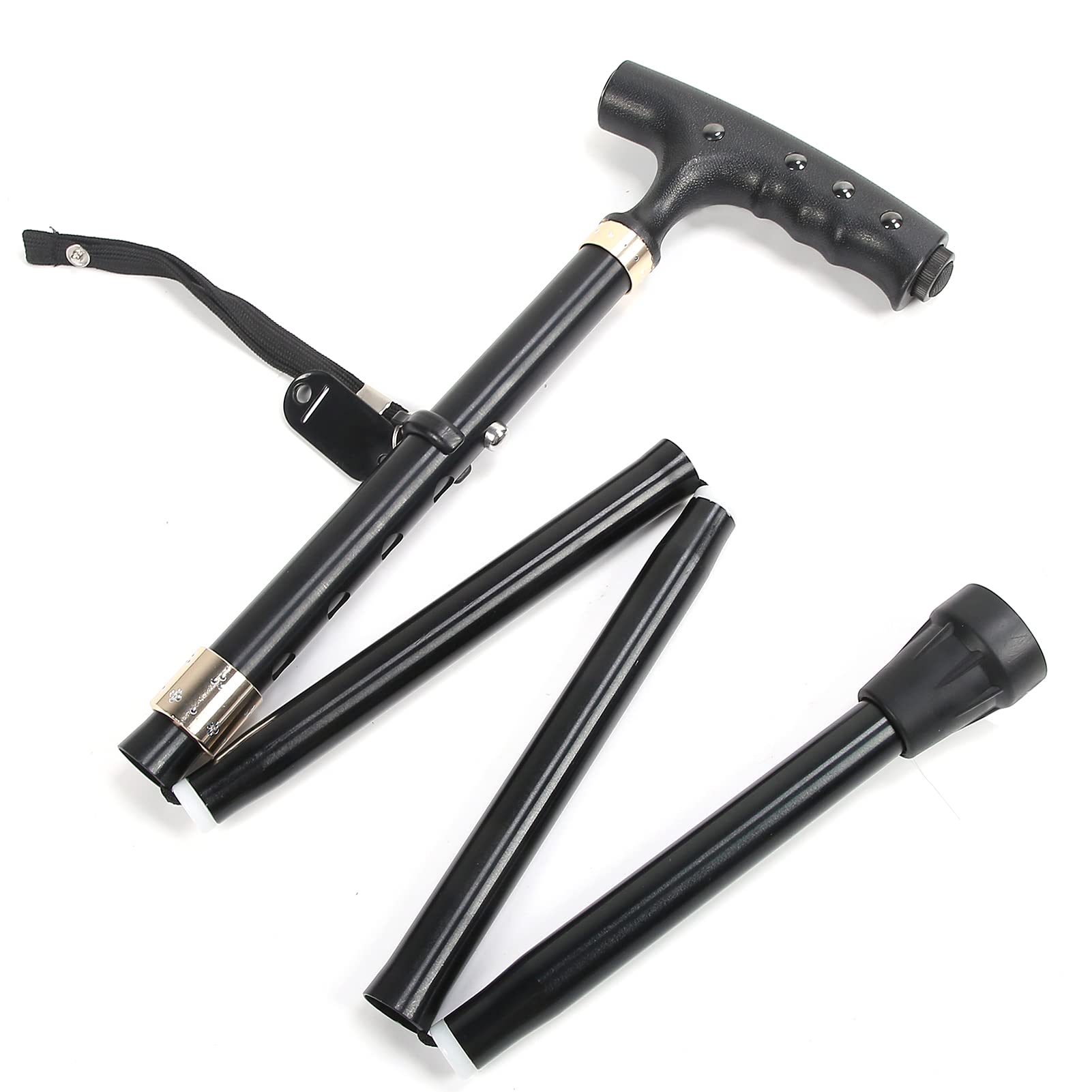 Lightweight Elderly Walking Cane for Seniors - Adjustable & Comfortable Mobility Aid for Outdoor, Home & Daily Use - Perfect for Hiking, Travel & Stability Support