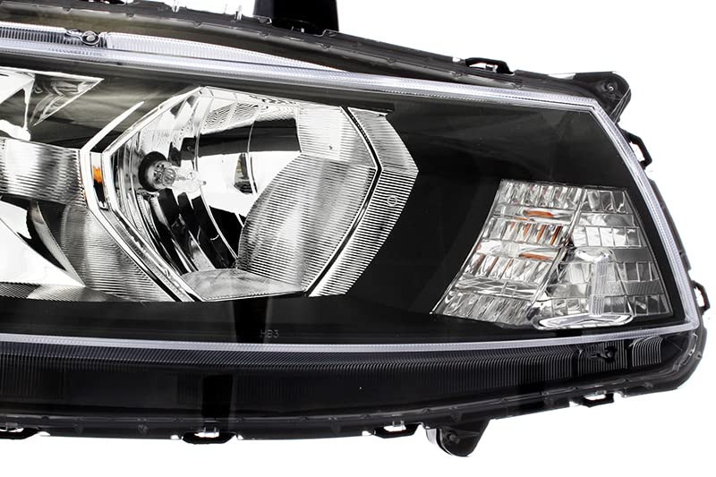 2011-2012 Honda Accord Coupe Right Passenger Side Halogen Headlight Replacement - Perfect for Night Driving & Road Safety
