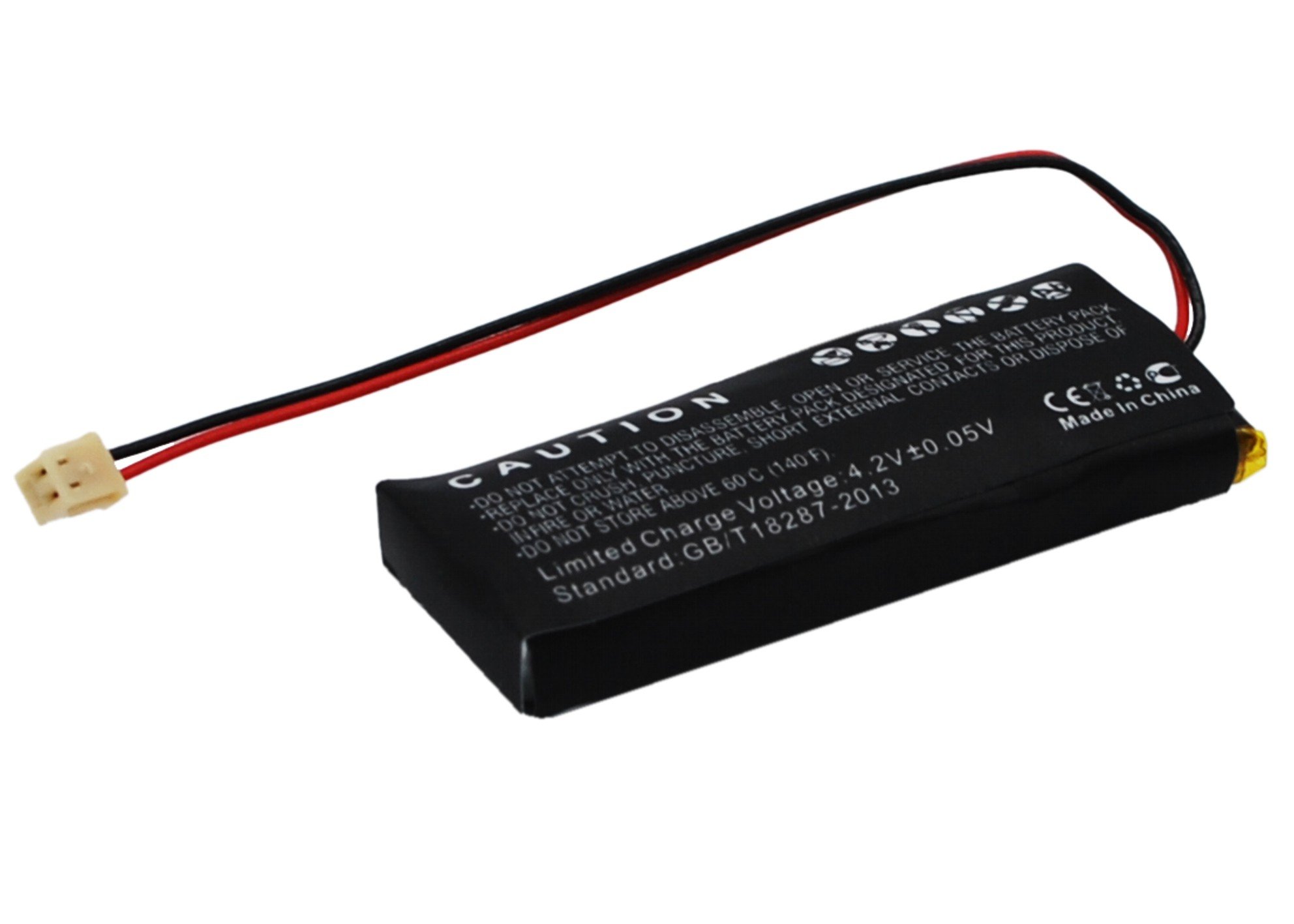 Synergy Digital Wireless Headset Battery Replacement for Sony PSP-N270G Headset - 3.7V 200mAh Li-Polymer High Capacity Battery (Compatible with Sony LP491232L100) - Perfect for Gaming, Travel & Wireless Audio