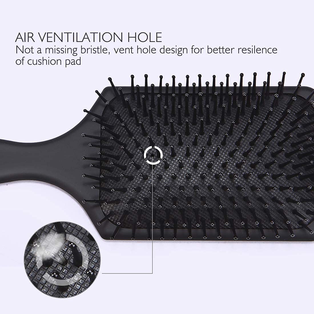 Gentle Detangling Hair Brush for Straightening & Styling - Smooth Knot-Free Hair for Men & Women (25g, Pack of 1) | Perfect for Daily Hair Care, Salon Styling & Travel