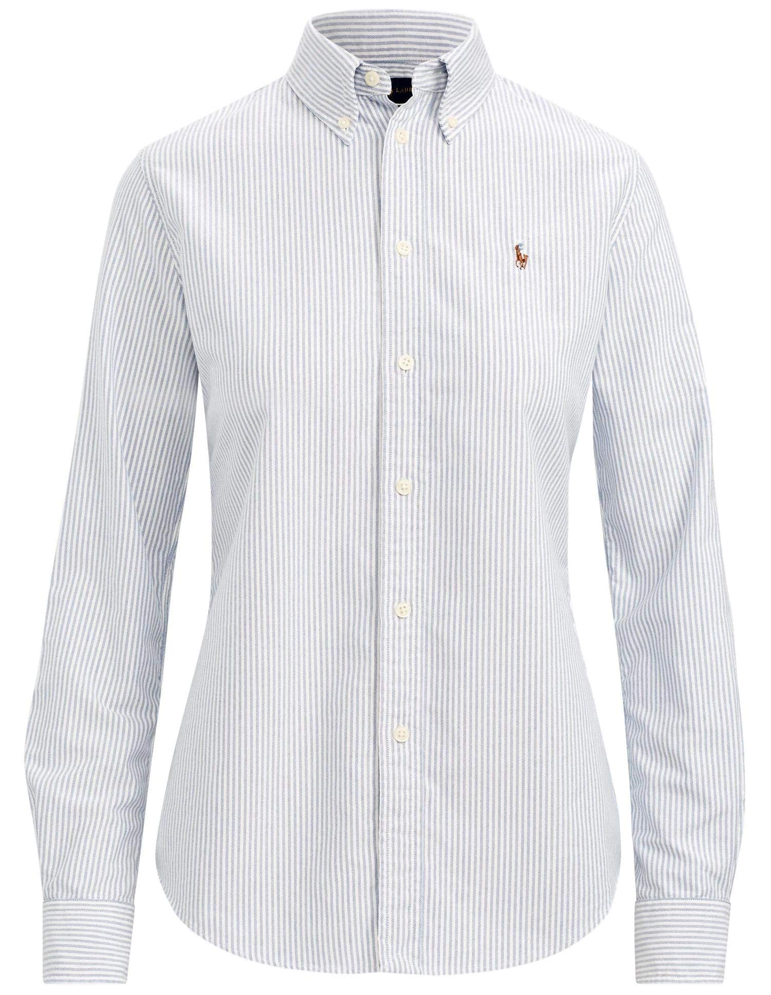 POLO RALPH LAUREN Women's Classic Fit Oxford Button Down Shirt - Casual & Office Wear for Professional Women