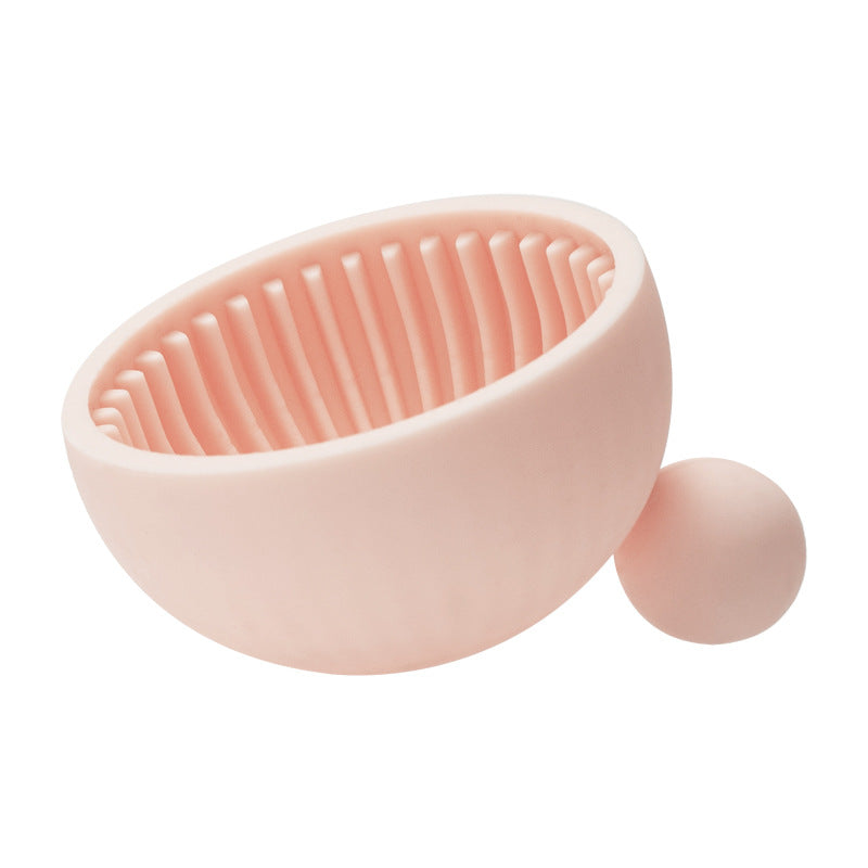 Premium Small Ball Makeup Brush Cleaner - Gentle & Effective Cosmetic Tool Cleaning Sponge for Daily Makeup Brush Care - Perfect for Home & Professional Use