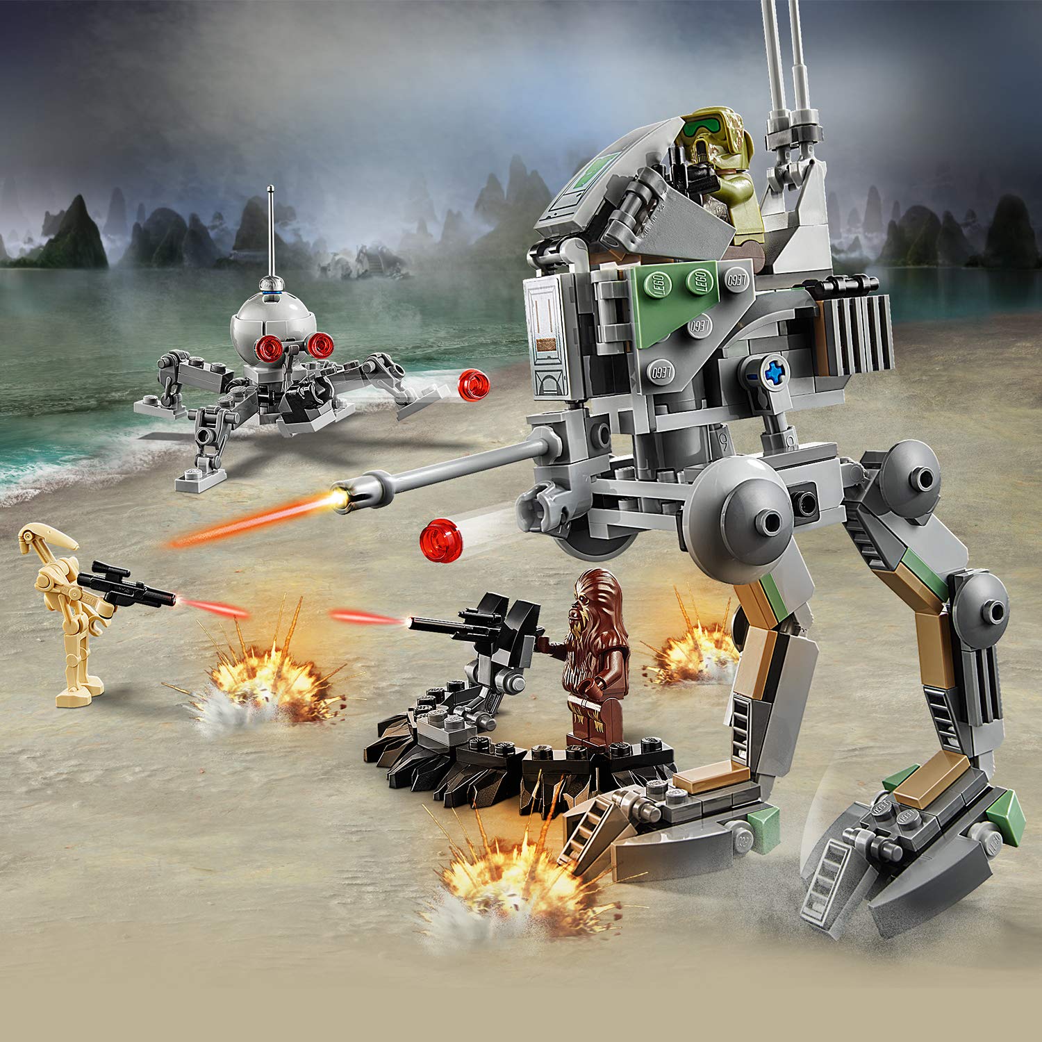LEGO 75261 Star Wars Clone Scout Walker 20th Anniversary Edition - Buildable Toy for Kids & Collectors - Perfect for Star Wars Fans, Display & Play