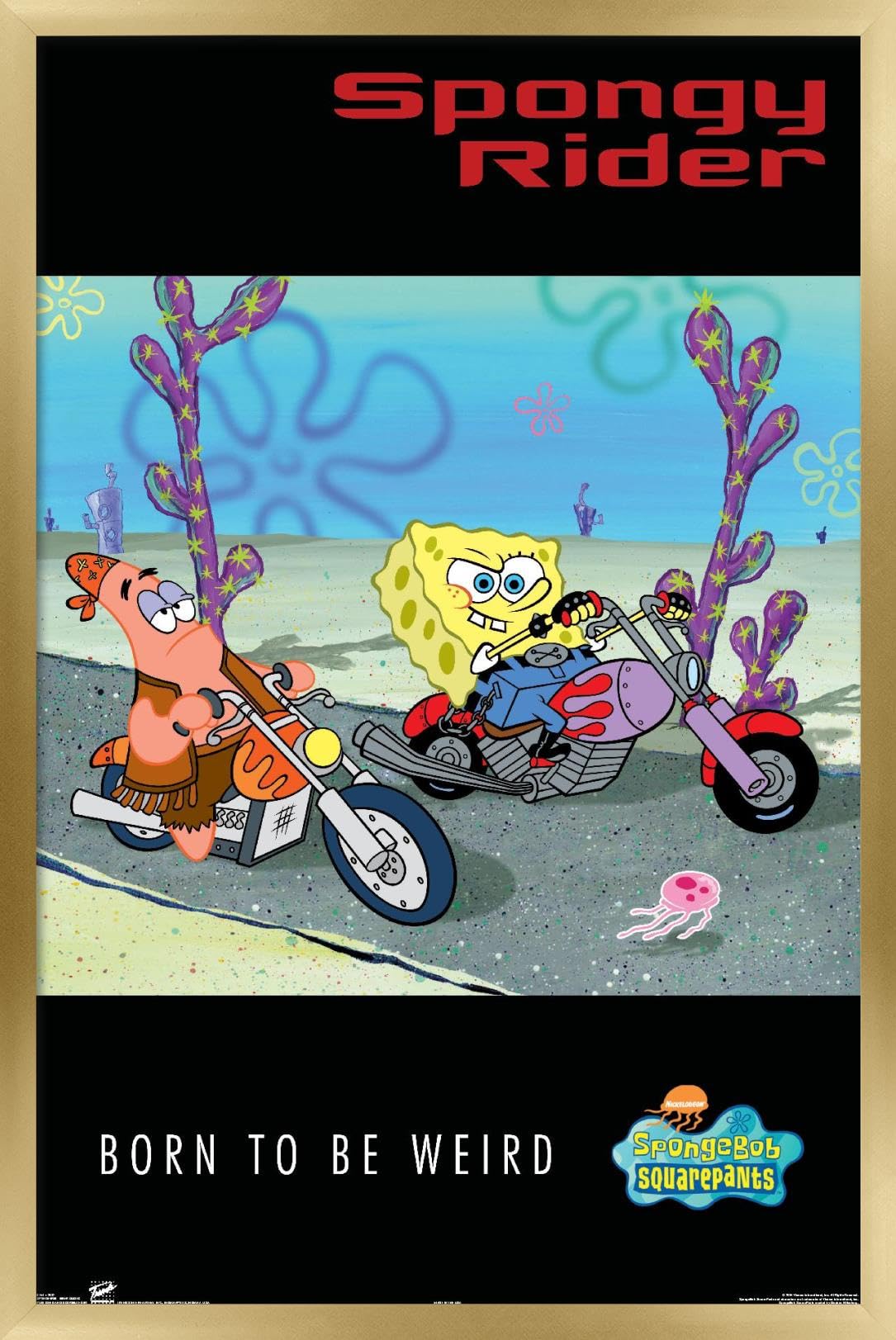 Trends International Nickelodeon SpongeBob SquarePants Biker Wall Poster - 22.375