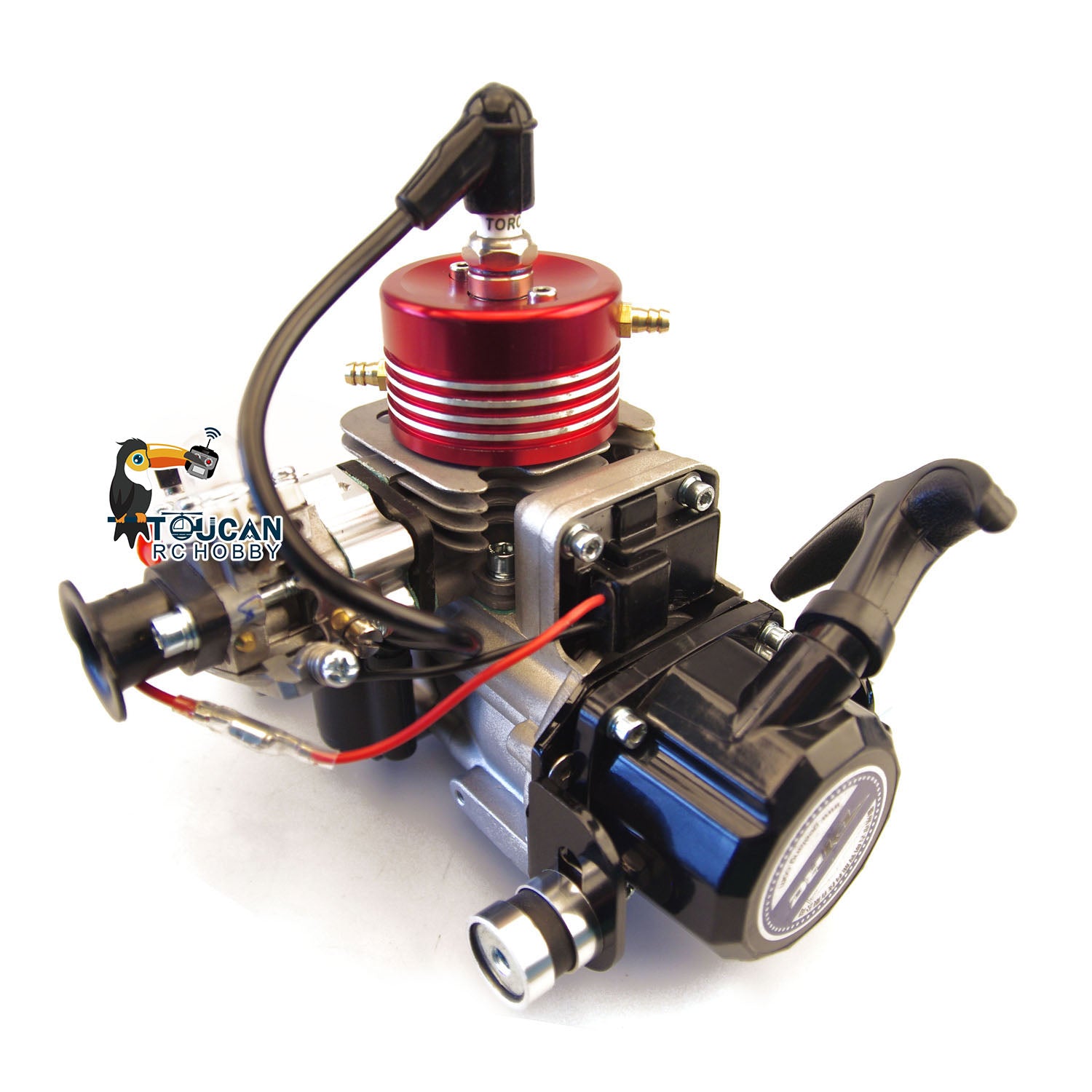 DT 30.5CC Gasoline Engine for Racing RC Boat - Waterproof Remote Control Vehicle Compatible with DT125, G30H, G30E, G30F, G30K, G30C, G30D Models - Perfect for High-Speed RC Boat Racing and Water Sports Competitions