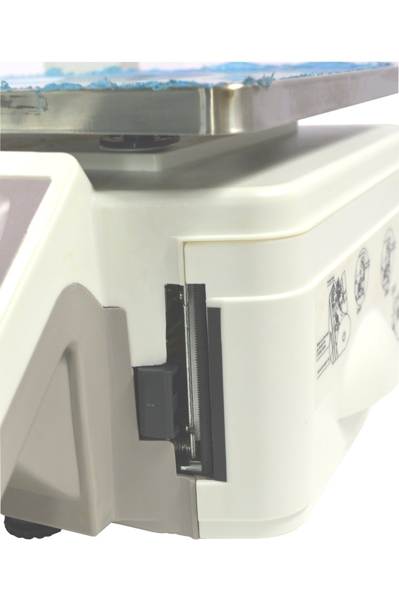 TECHTONGDA 30KG Commercial Digital Counting Scale with Label Printer & 5-Screen Display - Price Computing Scale for Supermarkets, Retail Stores & Warehouses (110V) - Perfect for Inventory Management, Shipping Weighing & Price Labeling