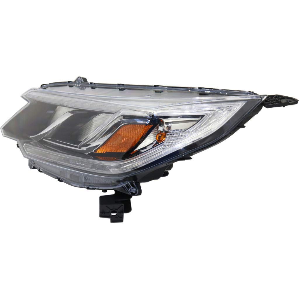 Honda CRV 2015 2016 Headlight Assembly Left Driver Side - CAPA Certified LED Daytime Running Lights for EX/EX-L Models | Part #HO2502161 33150-T1W-A01 | Perfect for Night Driving & Enhanced Visibility