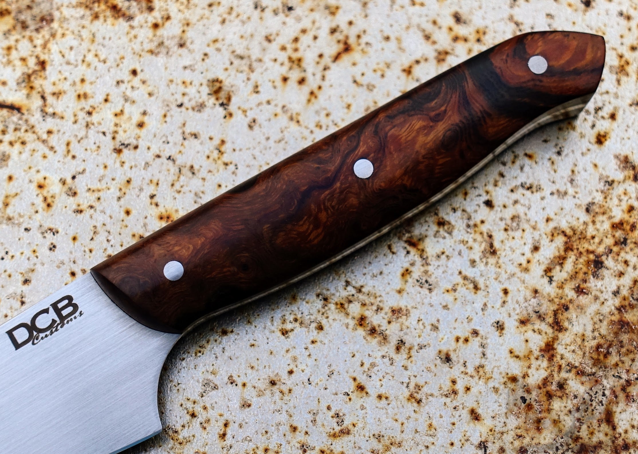 DCB Customs 3.75 Inch Stainless Steel Paring Knife - Sharp Kitchen Knife for Peeling, Slicing & Precision Cutting - Perfect for Fruits, Vegetables & Small Food Prep