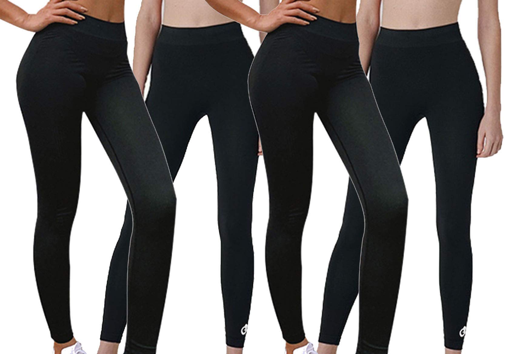 Best Women's Yoga Leggings - High Waist 4-Way Stretch Workout Pants for Running, Gym & Lounge - Free Size Comfort Fit