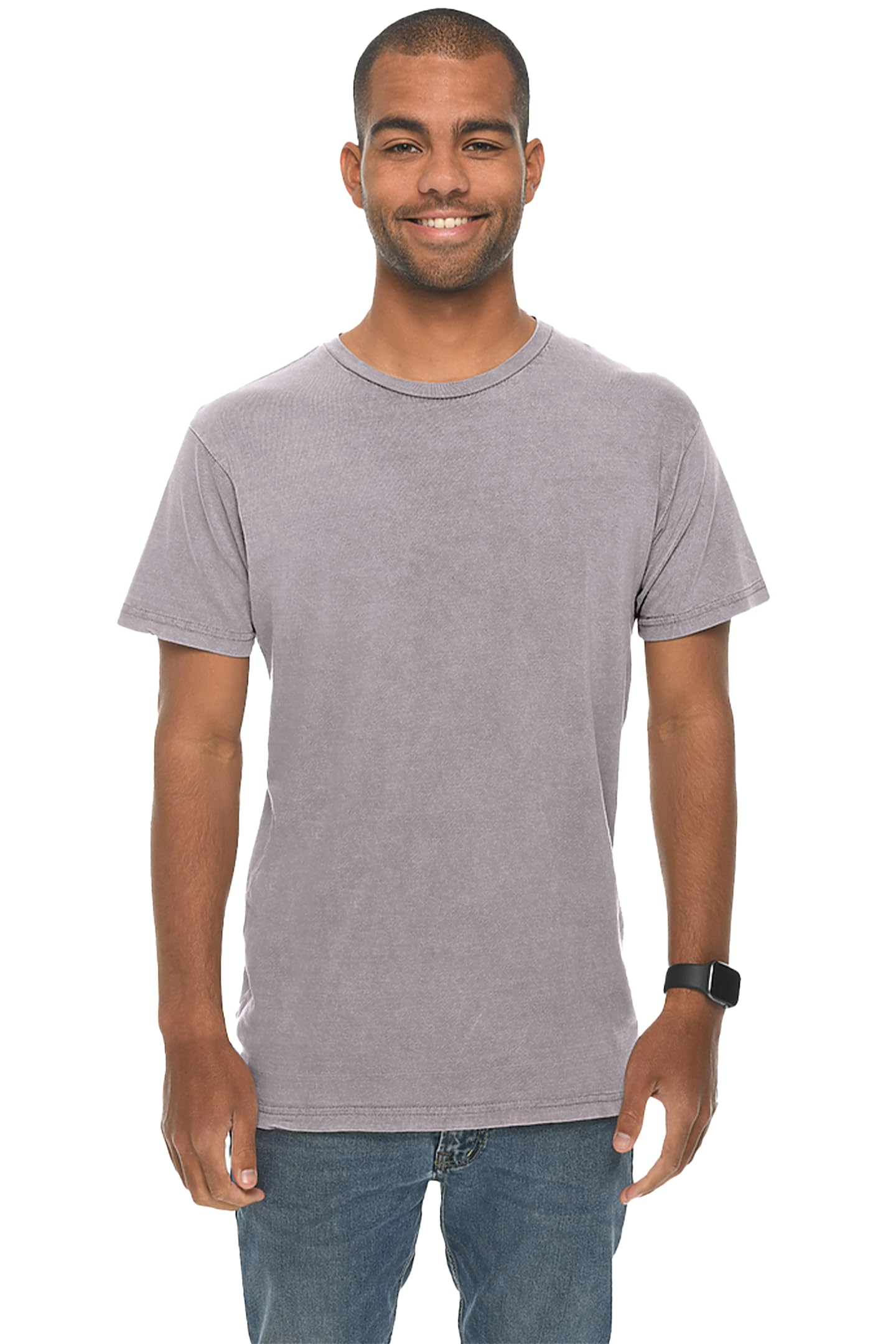 Vintage Distressed T-Shirt for Men - Faded Mineral Wash Hipster Tee - Perfect for Casual Wear, Street Style & Retro Outfits