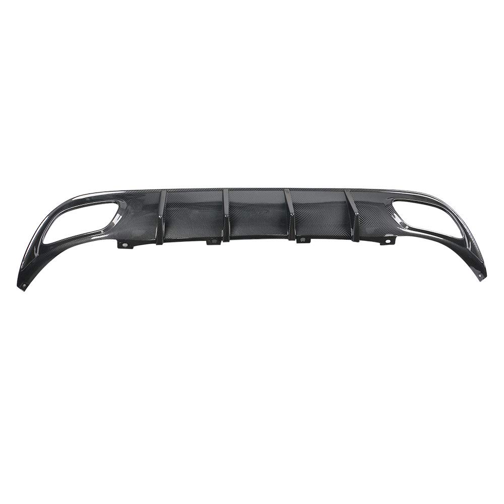 FREEMOTOR802 Rear Diffuser V2 Style - Carbon Fiber Print PP Spoiler for 2015-2023 Dodge Charger Base & SXT Trims | Enhanced Aerodynamics & Sporty Look | Perfect for Car Upgrades & Street Racing