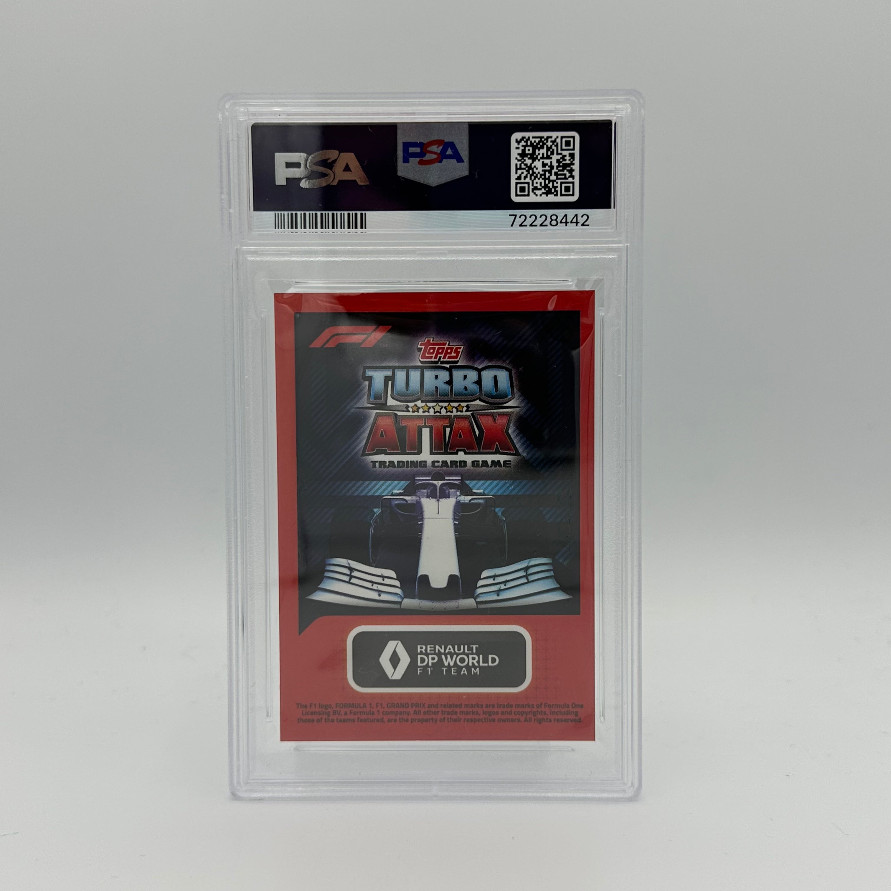 PSA 9 Graded Daniel Ricciardo #LE4S Limited Edition Silver F1 Racing Card - Perfect for Collectors, Sports Memorabilia & Formula 1 Fans