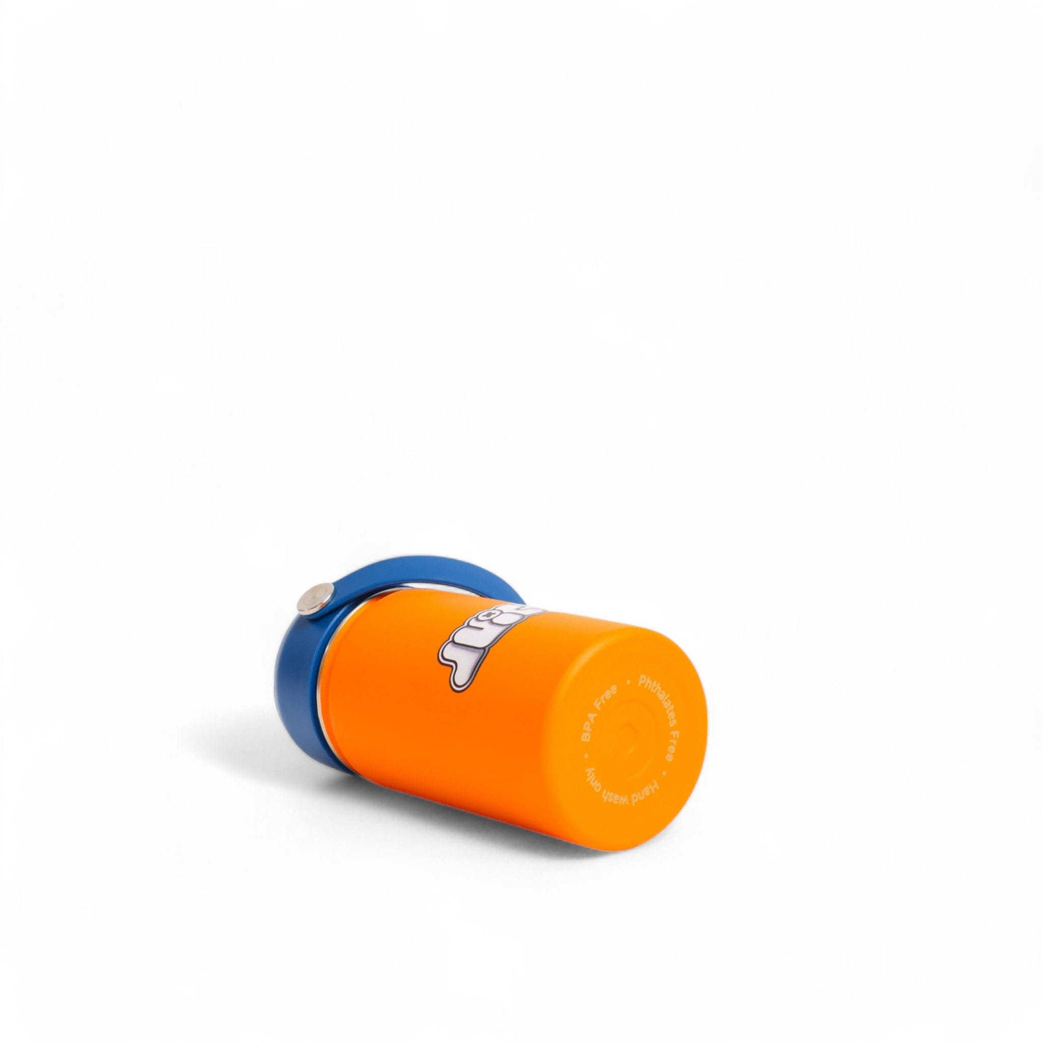 Small Orange Blok Party Bottle - Insulated Stainless Steel Water Bottle for Kids, Outdoor Activities, Sports & Travel - BPA-Free, Leak-Proof, Durable Design