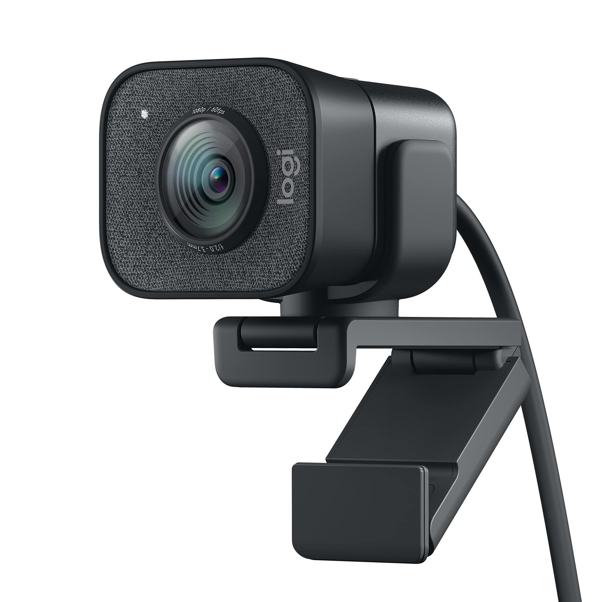 Logitech StreamCam - Full HD 1080p 60FPS Webcam for YouTube & Twitch Streaming, USB-C Connection, AI Face Detection, Auto Focus, Vertical Video (Black) - Perfect for Live Streaming, Video Conferencing, and Online Classes
