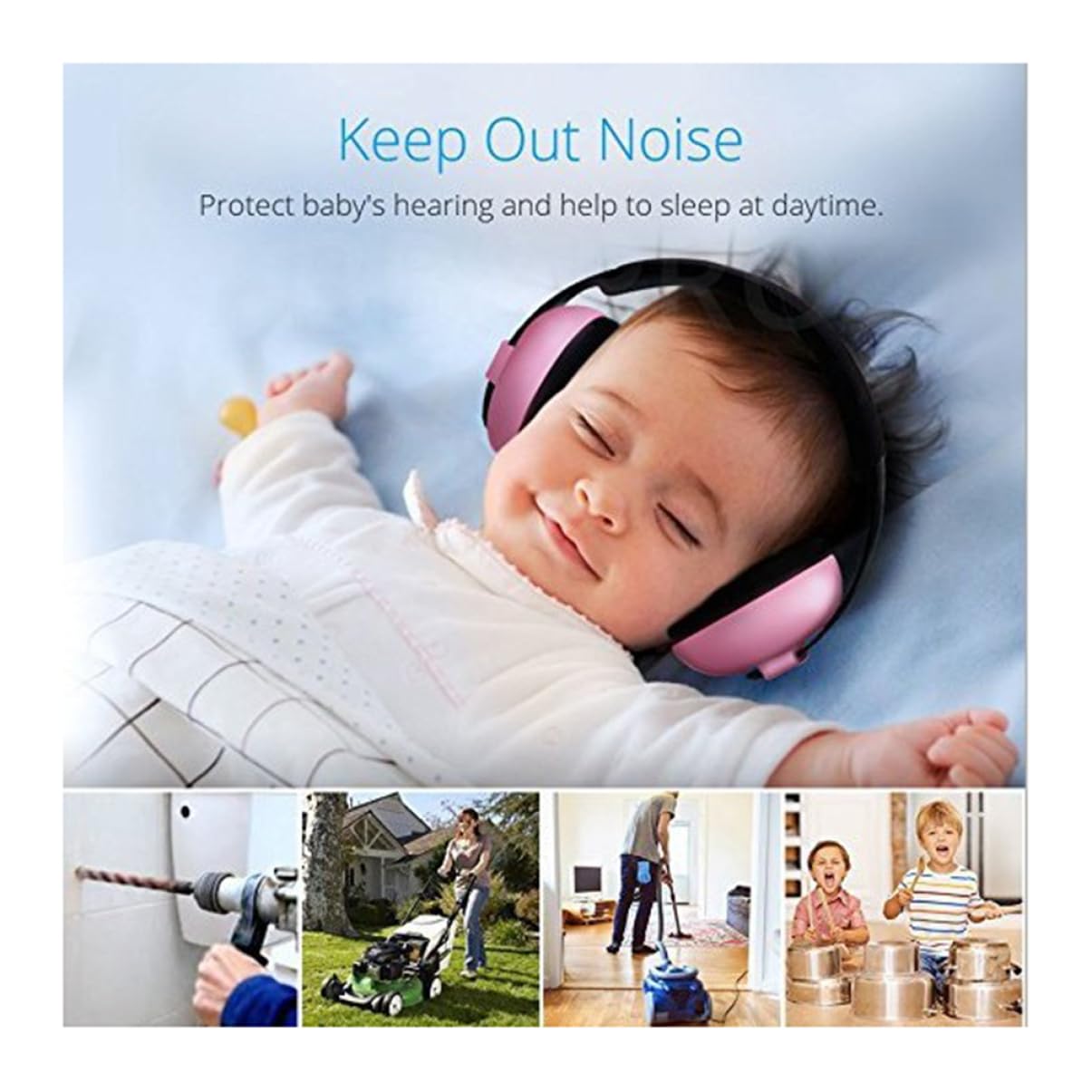 VICASKY 3-Pack Noise Canceling Sleep Earmuffs - Soft Comfortable Ear Protection for Sleeping, Studying, Travel & Work - Blocks Snoring, Traffic & Office Noise