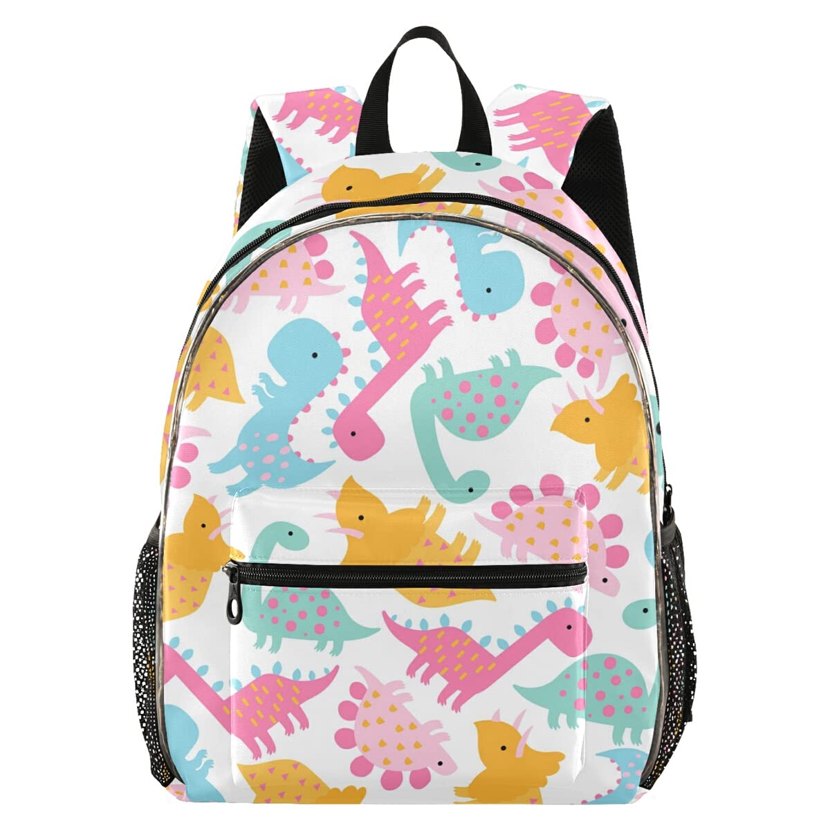 Dinosaur Themed LED Light Up Backpack for Kids - Cute School Bookbag for Teen Girls & Boys, Elementary Students - Perfect for School, Travel & Outdoor Adventures