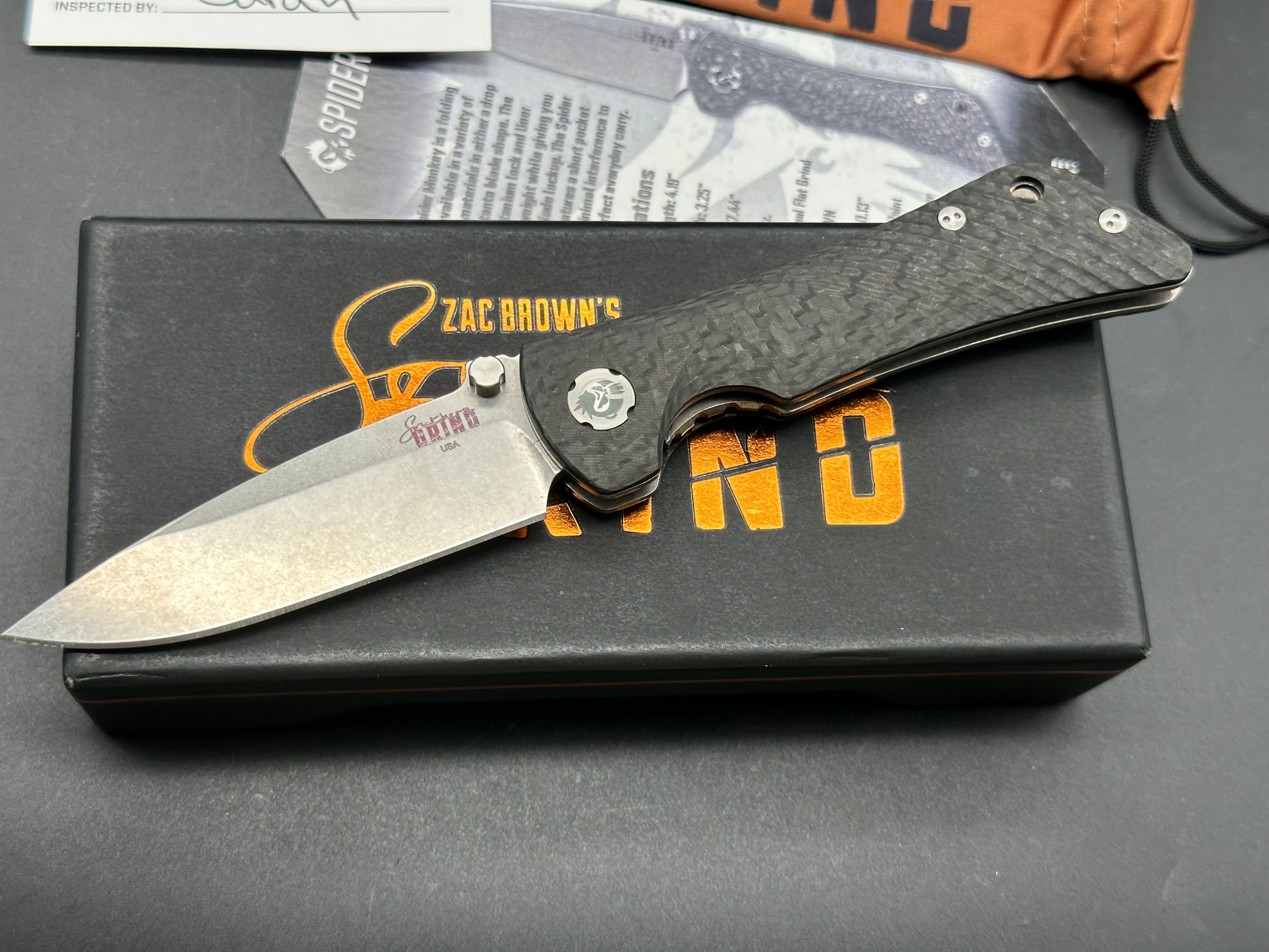 Southern Grind Spider Monkey Liner Lock Folding Knife - 3.25